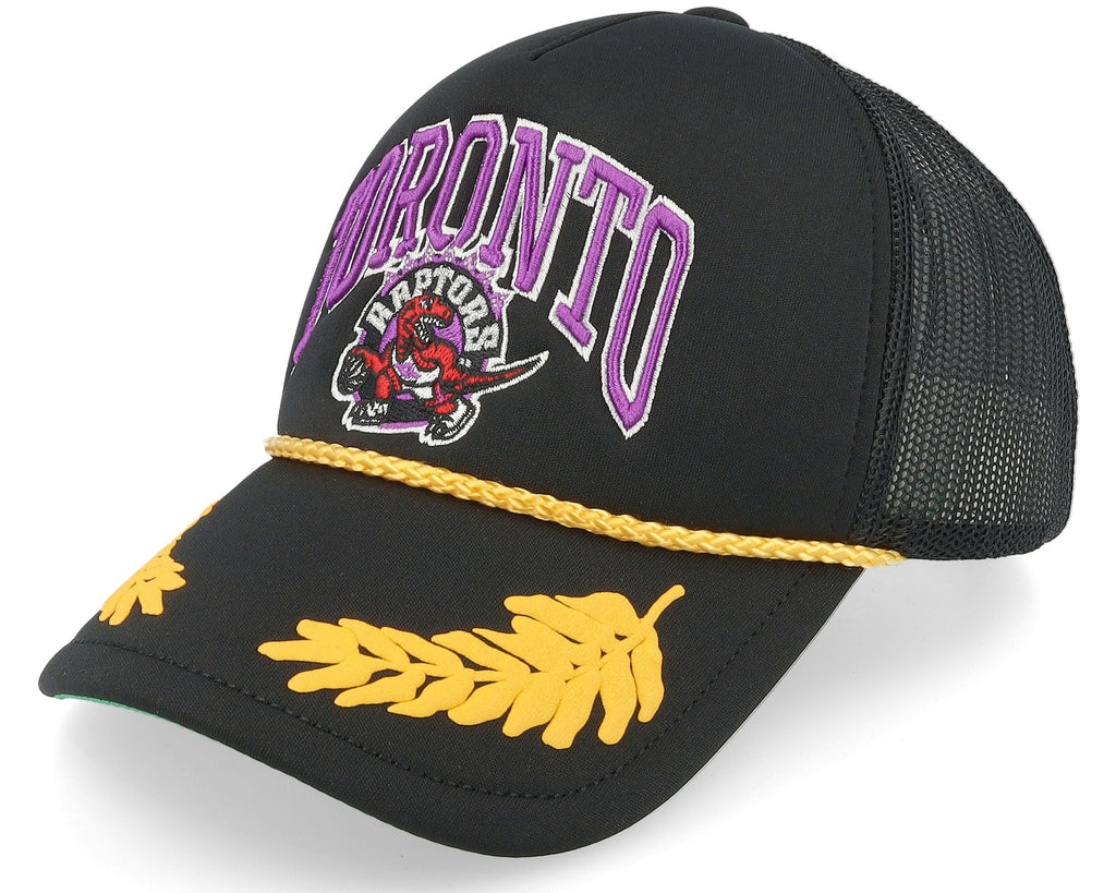 MENS MITCHELL & NESS NBA GOLD LEAF TRUCKER HWC RAPTORS