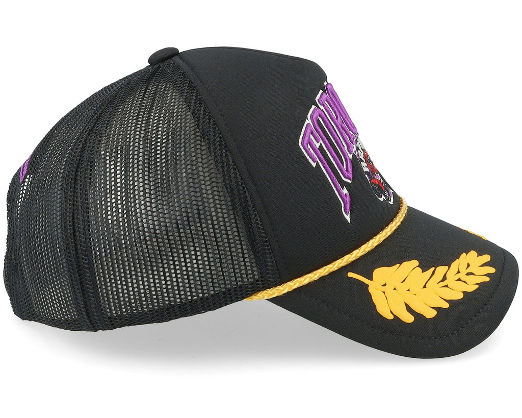 MENS MITCHELL & NESS NBA GOLD LEAF TRUCKER HWC RAPTORS