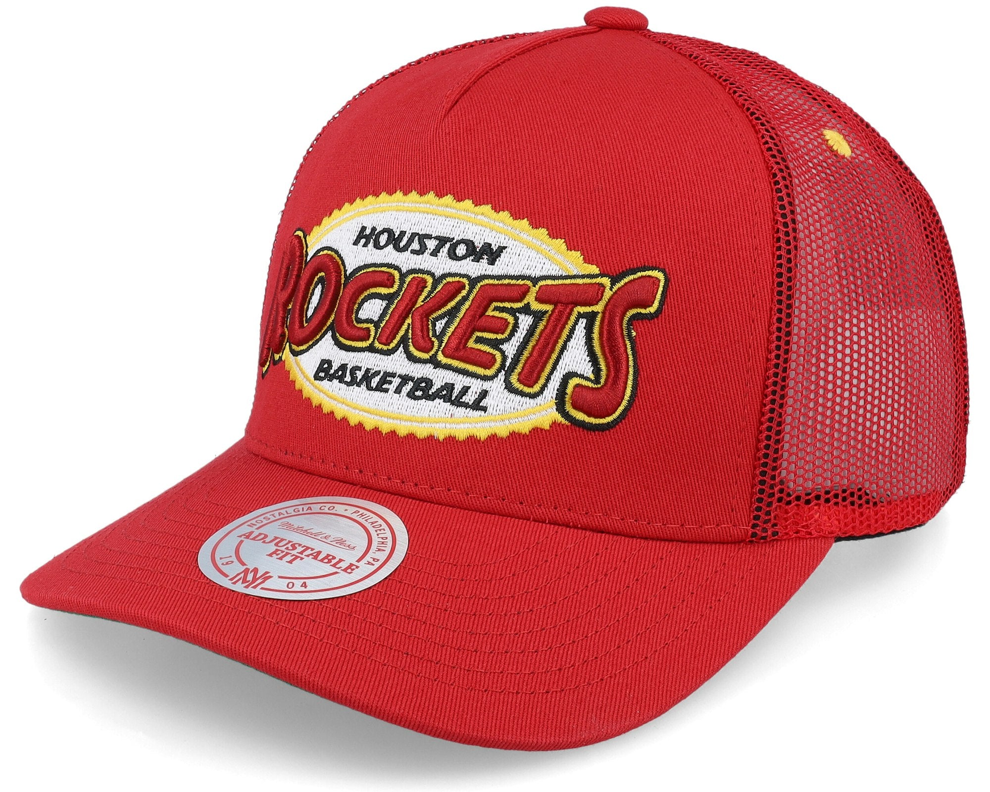 MENS MITCHELL & NESS NBA TEAM SEAL TRUCKER HWC ROCKETS