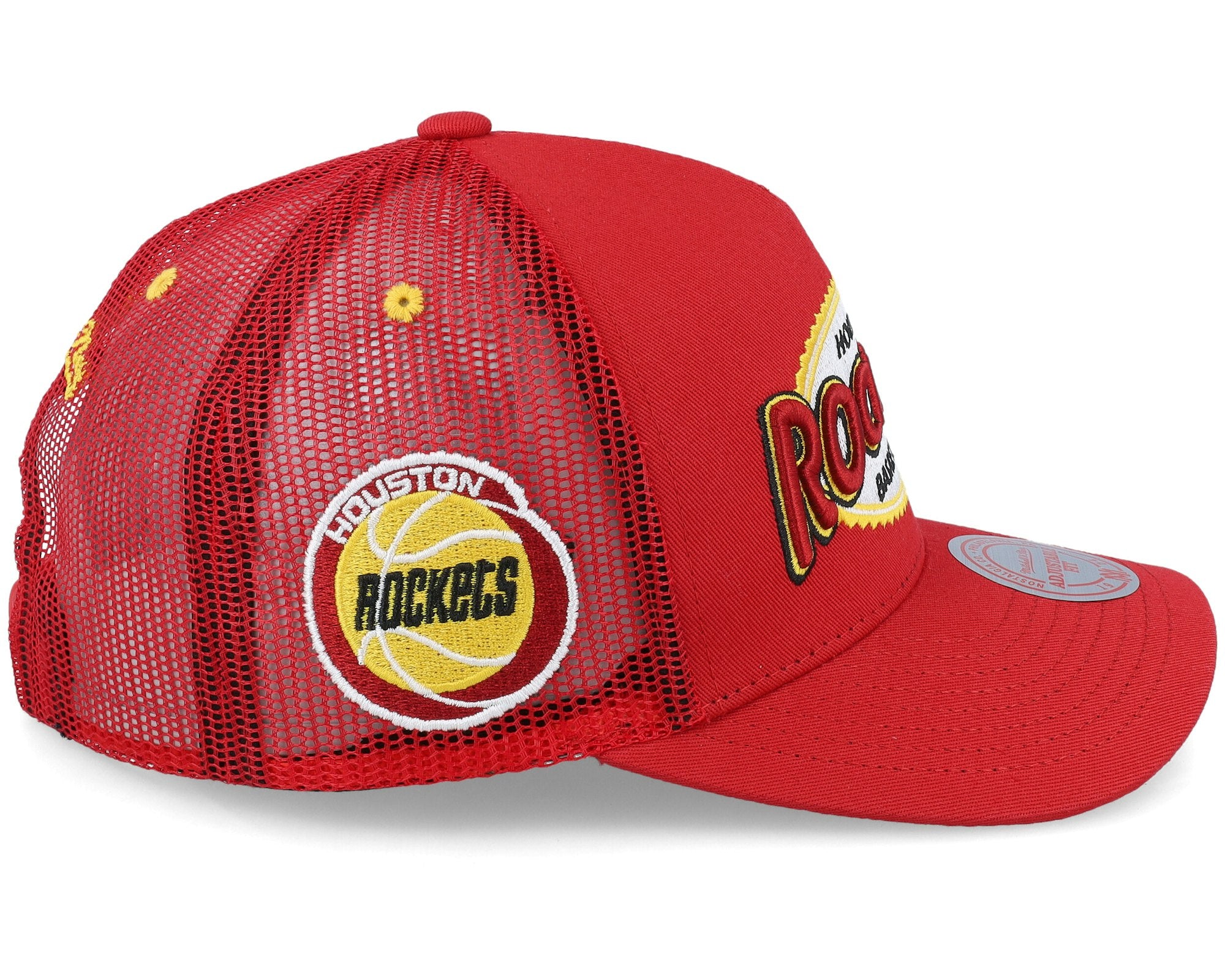 MENS MITCHELL & NESS NBA TEAM SEAL TRUCKER HWC ROCKETS