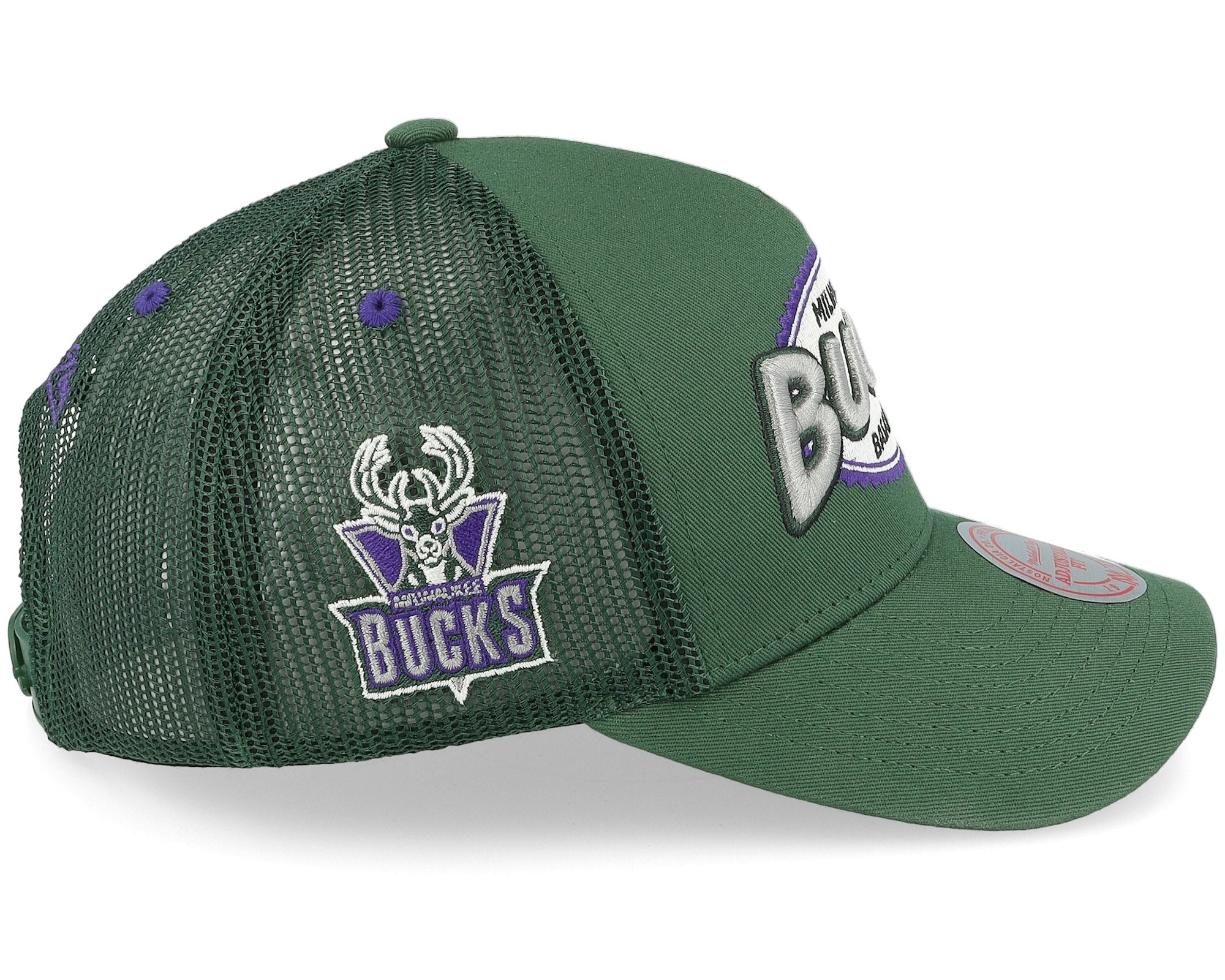 MENS MITCHELL & NESS NBA TEAM SEAL TRUCKER HWC BUCKS