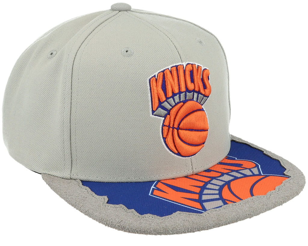 MENS MITCHELL & NESS NBA MUNCH TIME SNAPBACK HWC KNICKS - GREY