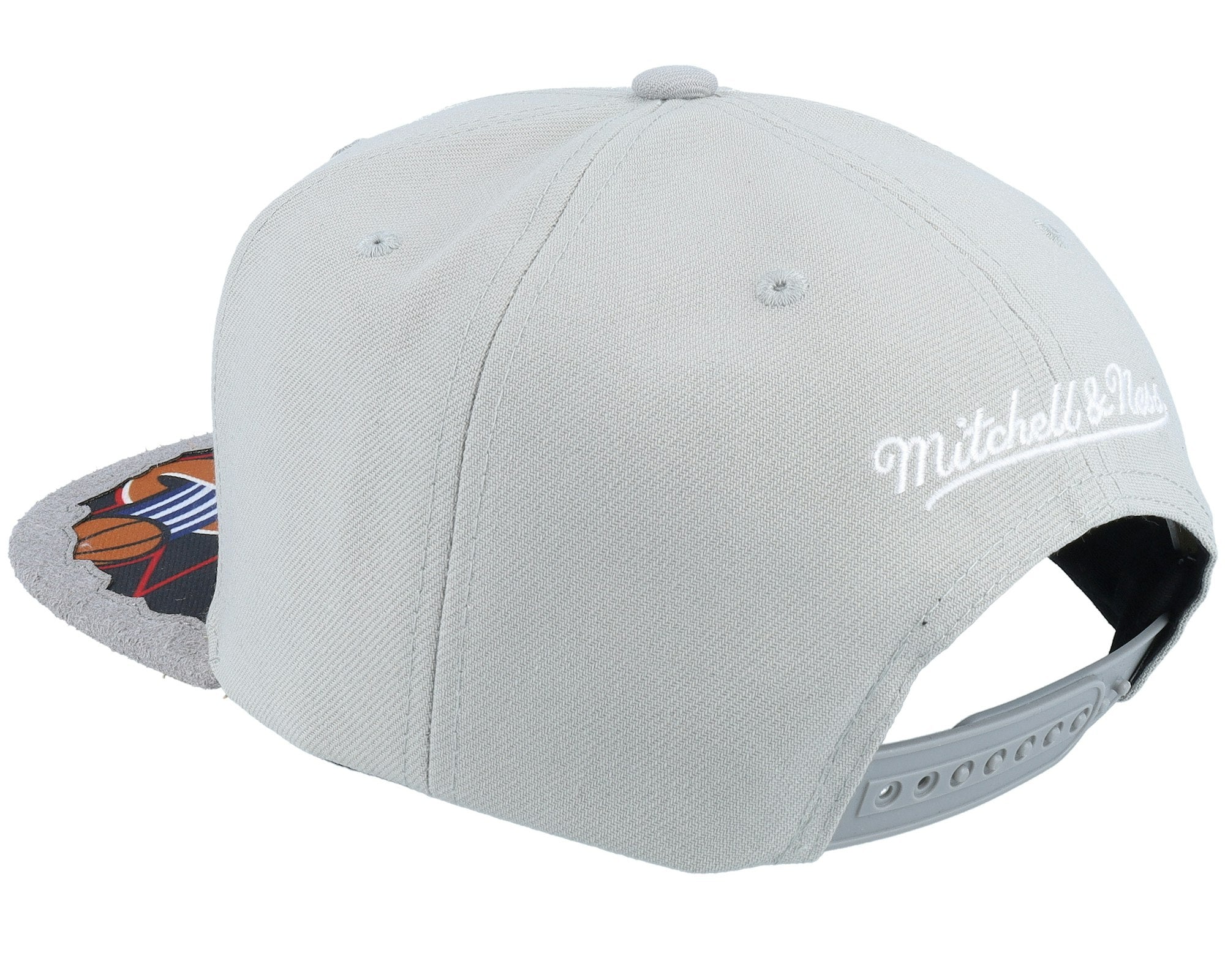 MENS MITCHELL & NESS NBA MUNCH TIME SNAPBACK HWC 76ERS - GREY