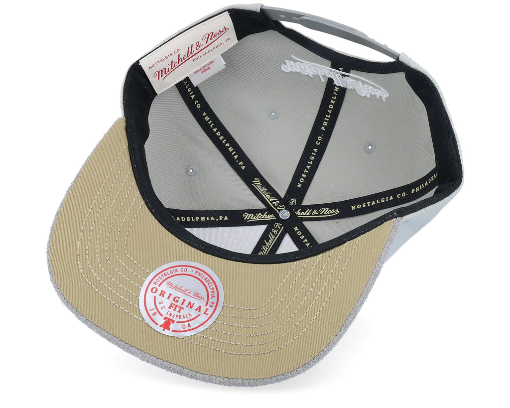 MENS MITCHELL & NESS NBA MUNCH TIME SNAPBACK HWC 76ERS - GREY