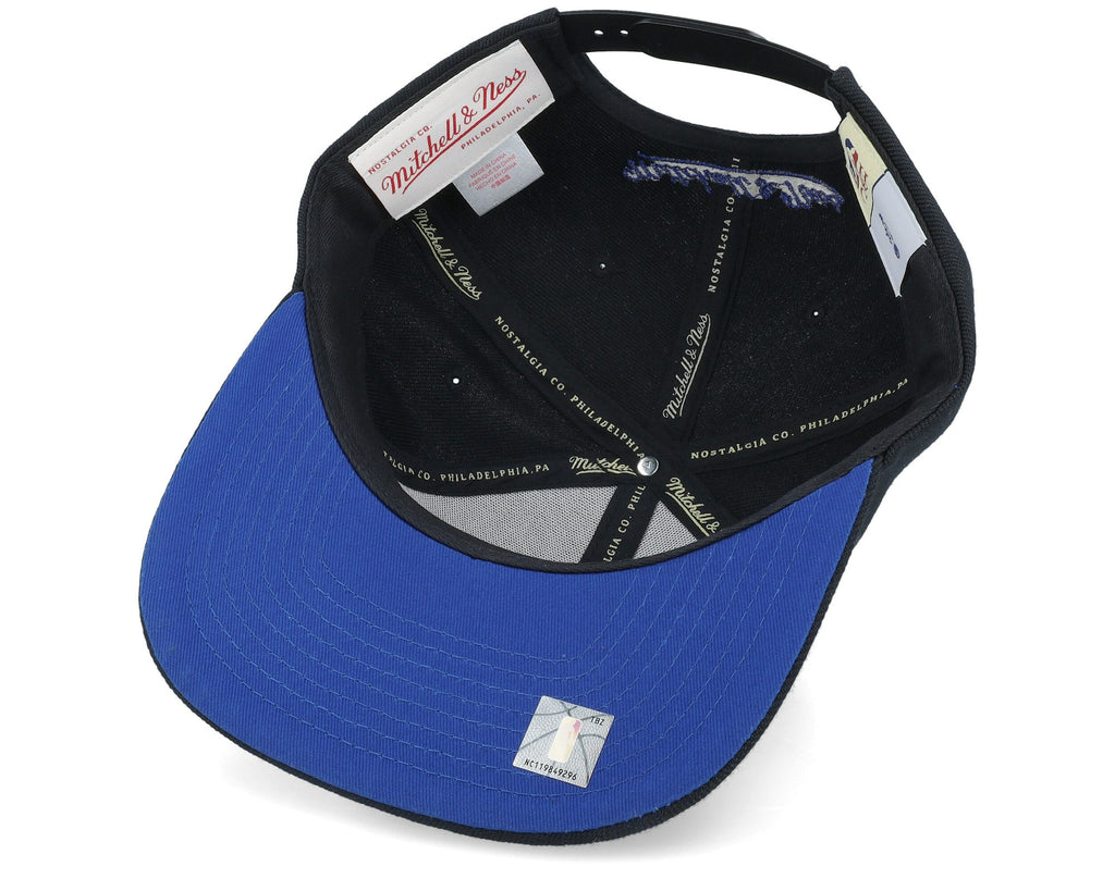 MENS MITCHELL & NESS NBA PAINT BY NUMBER SNAPBACK HWC MAGIC - BLACK
