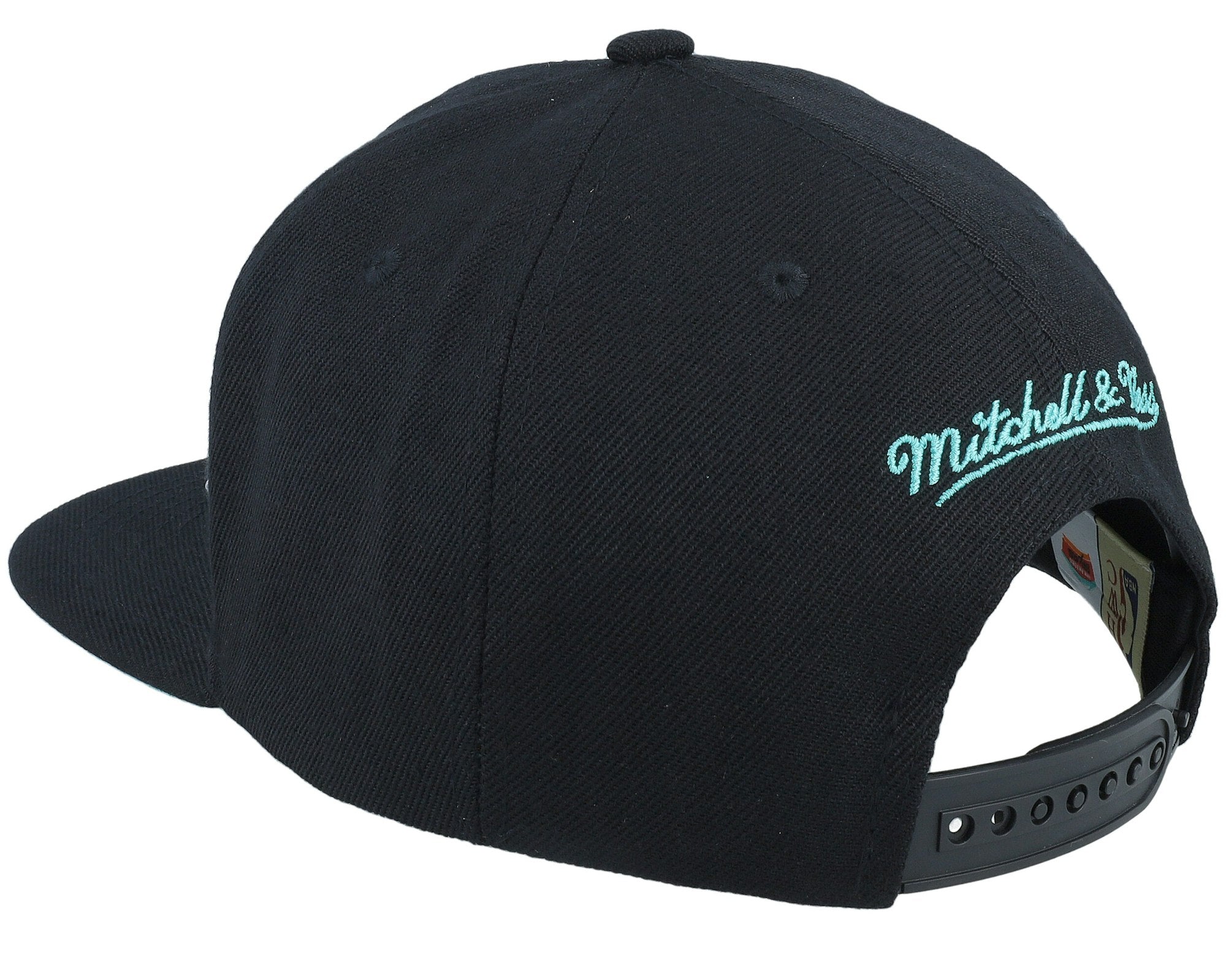 MENS MITCHELL & NESS NBA PAINT BY NUMBER SNAPBACK HWC SPURS - BLACK