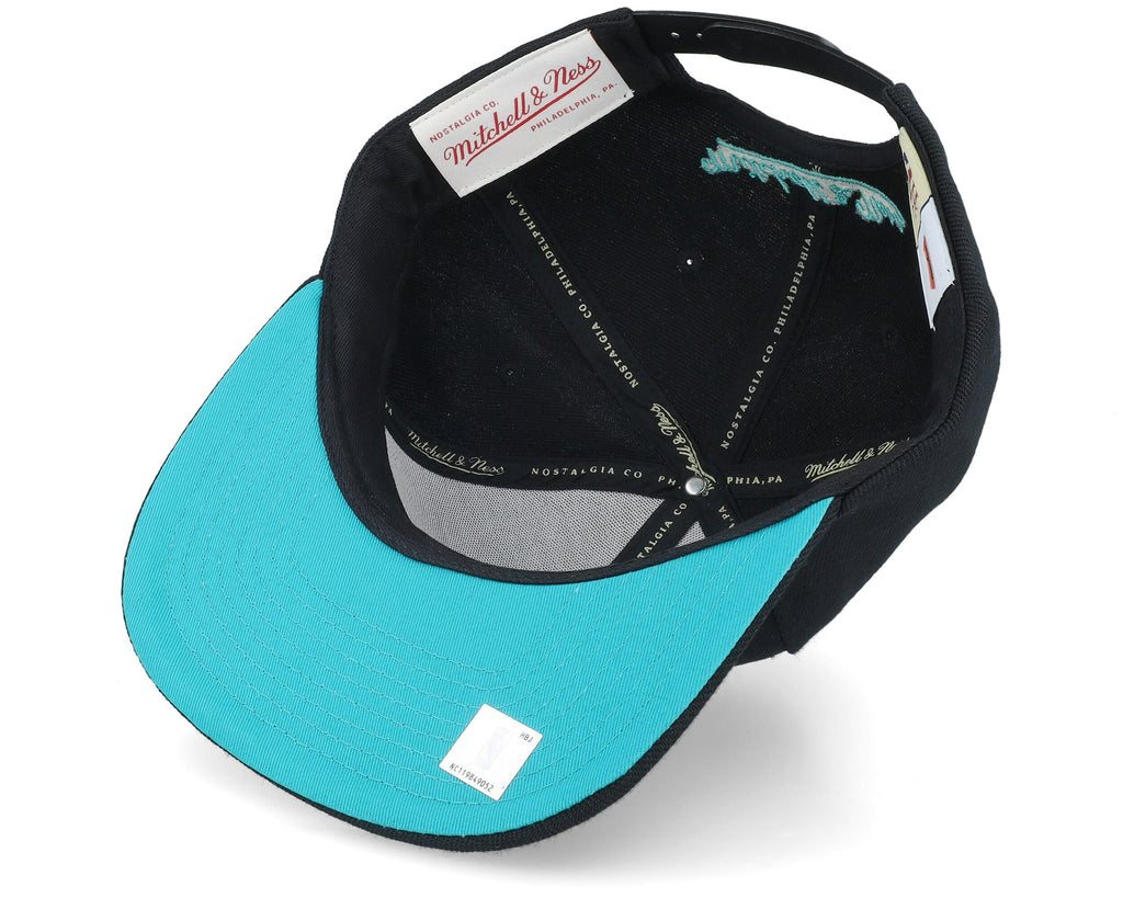 MENS MITCHELL & NESS NBA PAINT BY NUMBER SNAPBACK HWC SPURS - BLACK