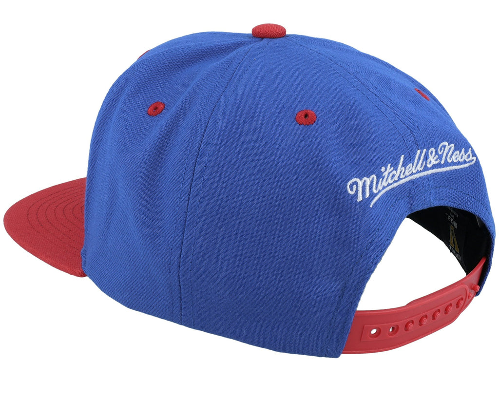 MENS MITCHELL & NESS NHL TRANSCRIPT SNAPBACK VNTG RANGERS - ROYAL-RED