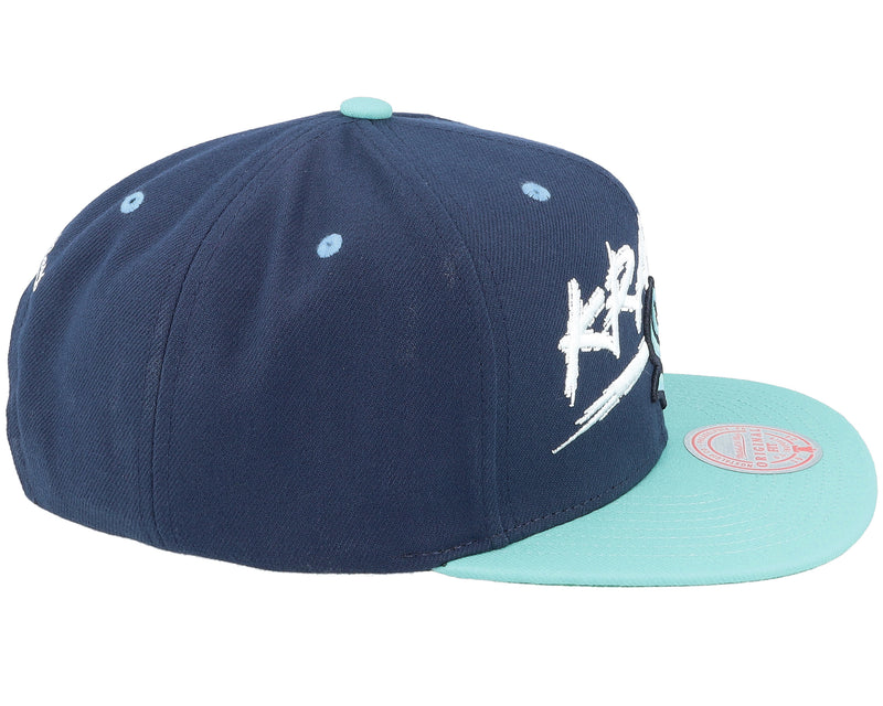 Mens Mitchell & Ness NHL TRANSCRIPT SNAPBACK KRAKEN