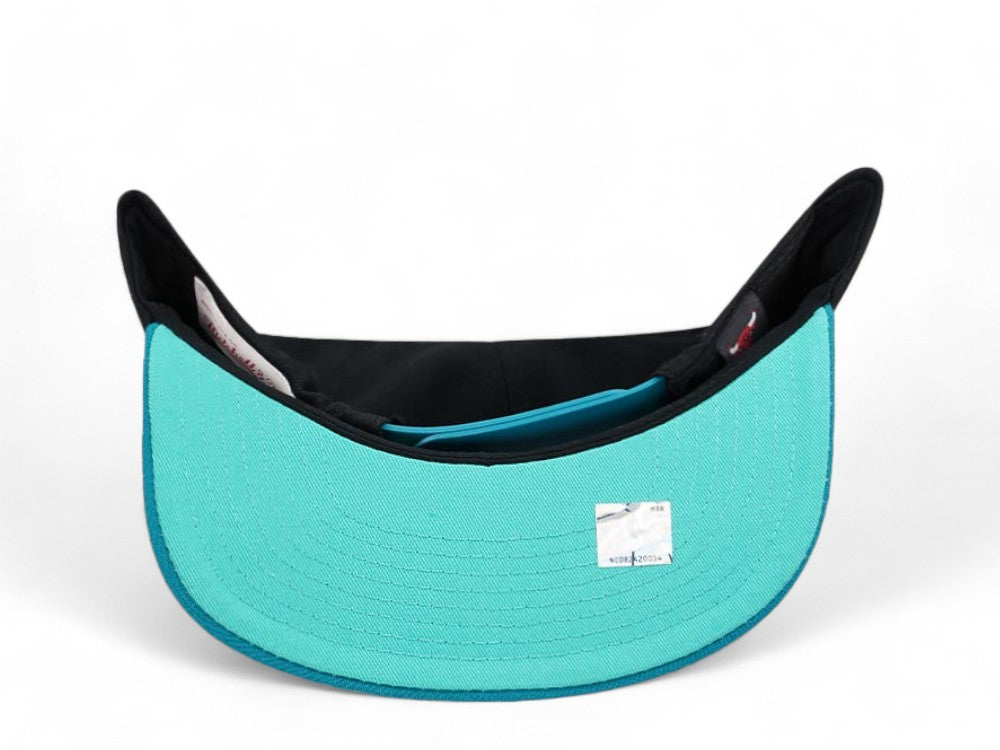 MENS MITCHELL & NESS NBA MAKE CENTS SNAPBACK BULLS - BLACK-TEAL