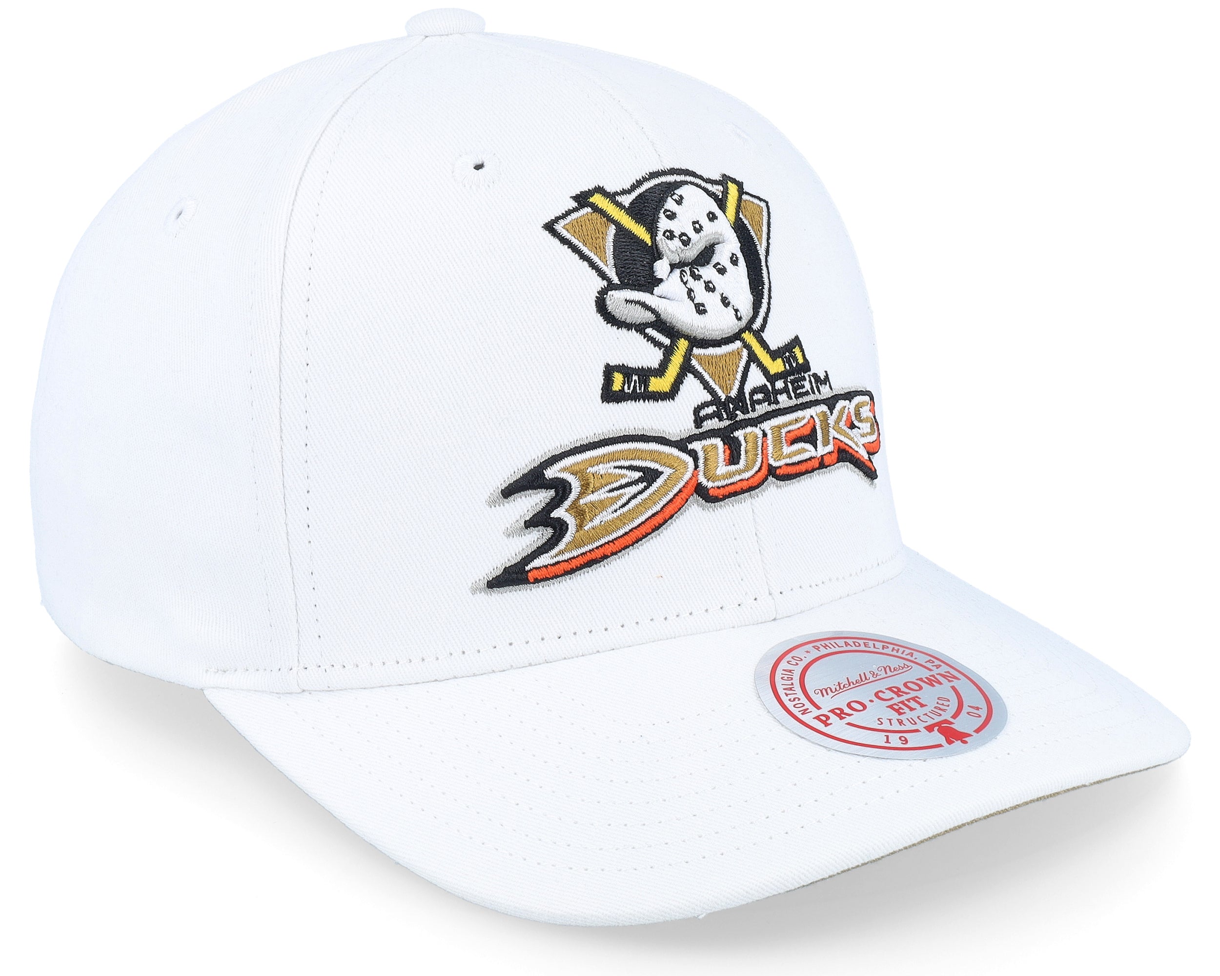 Mens Mitchell & Ness NHL ALL IN PRO SNAPBACK DUCKS