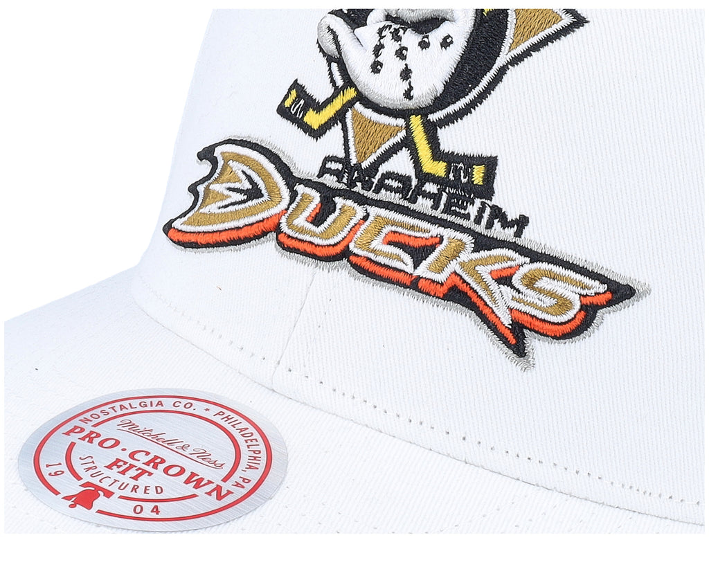 Mens Mitchell & Ness NHL ALL IN PRO SNAPBACK DUCKS