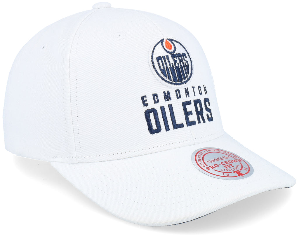 Mens Mitchell & Ness NHL ALL IN PRO SNAPBACK OILERS