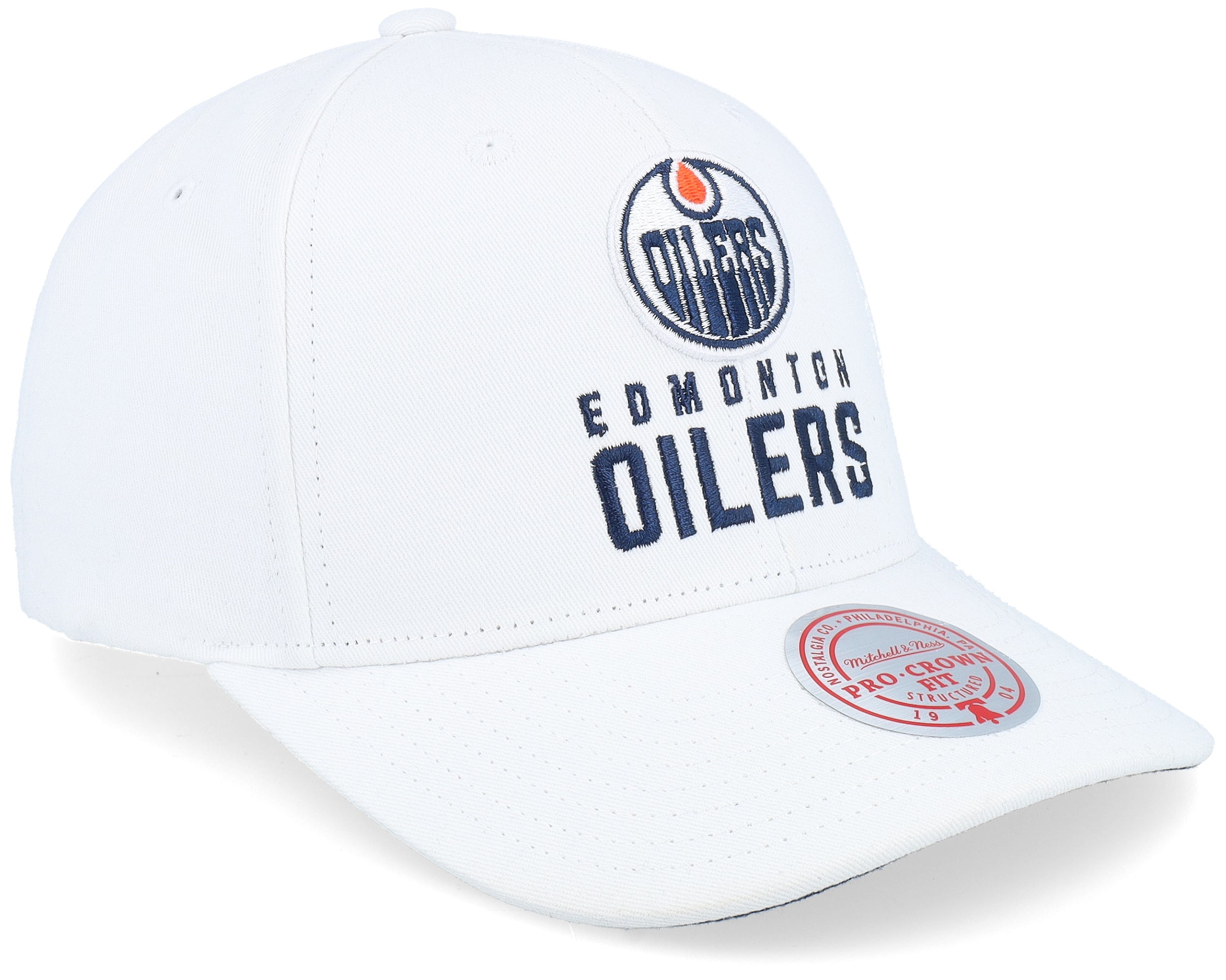 Mens Mitchell & Ness NHL ALL IN PRO SNAPBACK OILERS