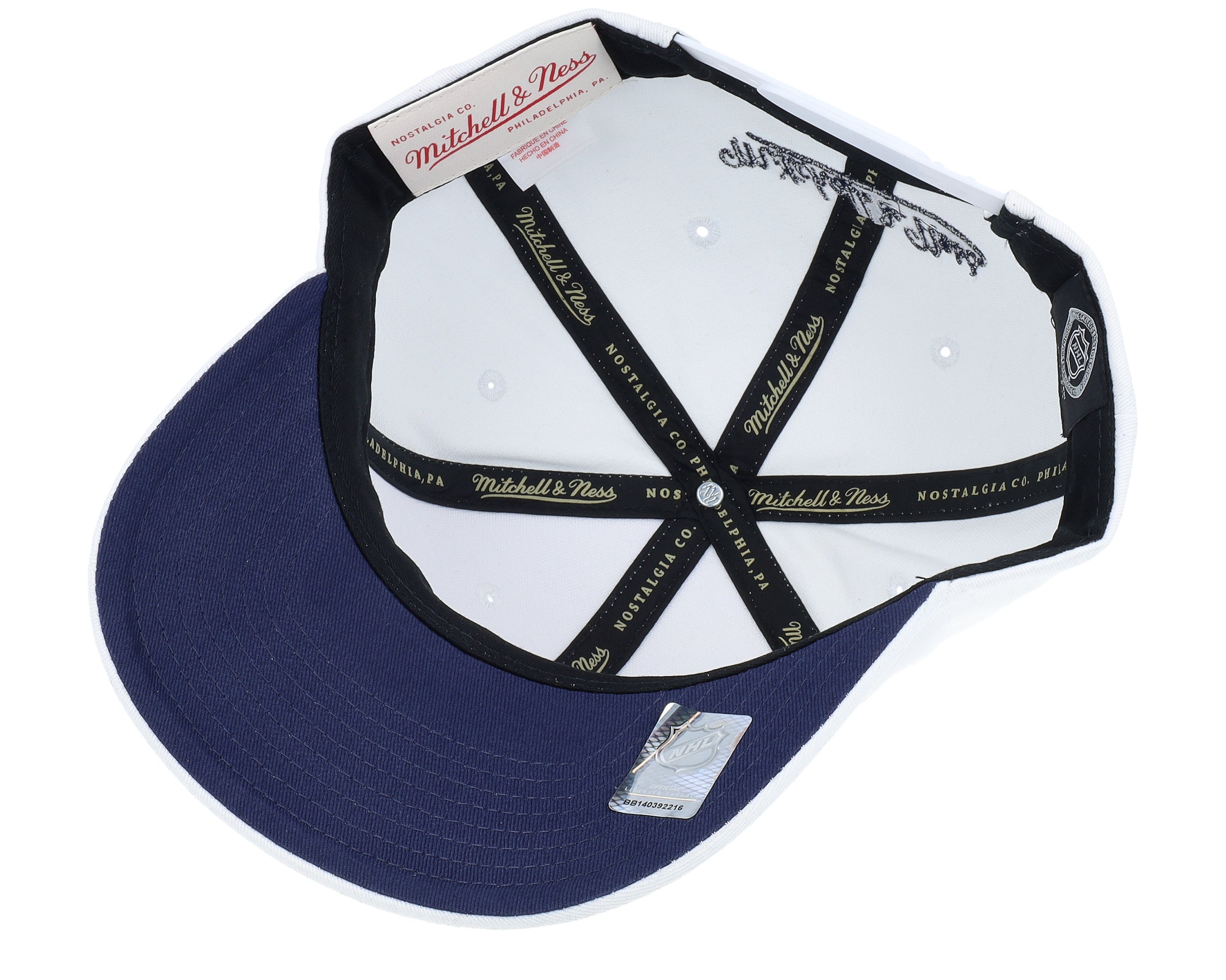 Mens Mitchell & Ness NHL ALL IN PRO SNAPBACK OILERS