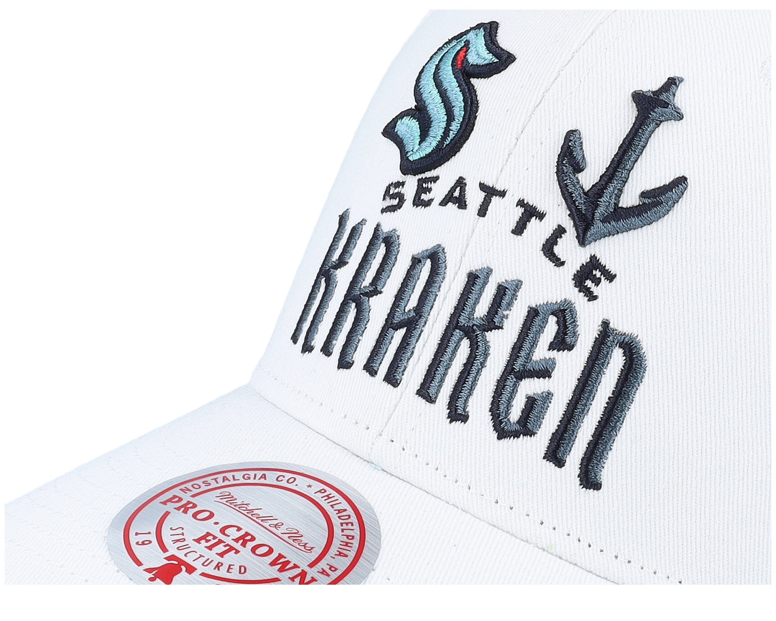 Mens Mitchell & Ness NHL ALL IN PRO SNAPBACK KRAKEN