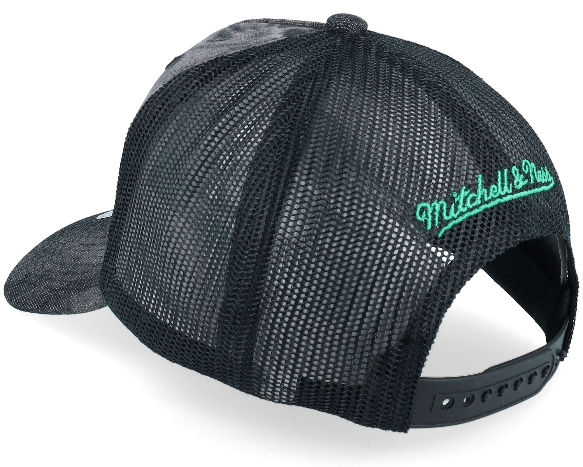 MENS MITCHELL & NESS NBA BURNT ENDS TRUCKER HWC GRIZZLIES - BLACK