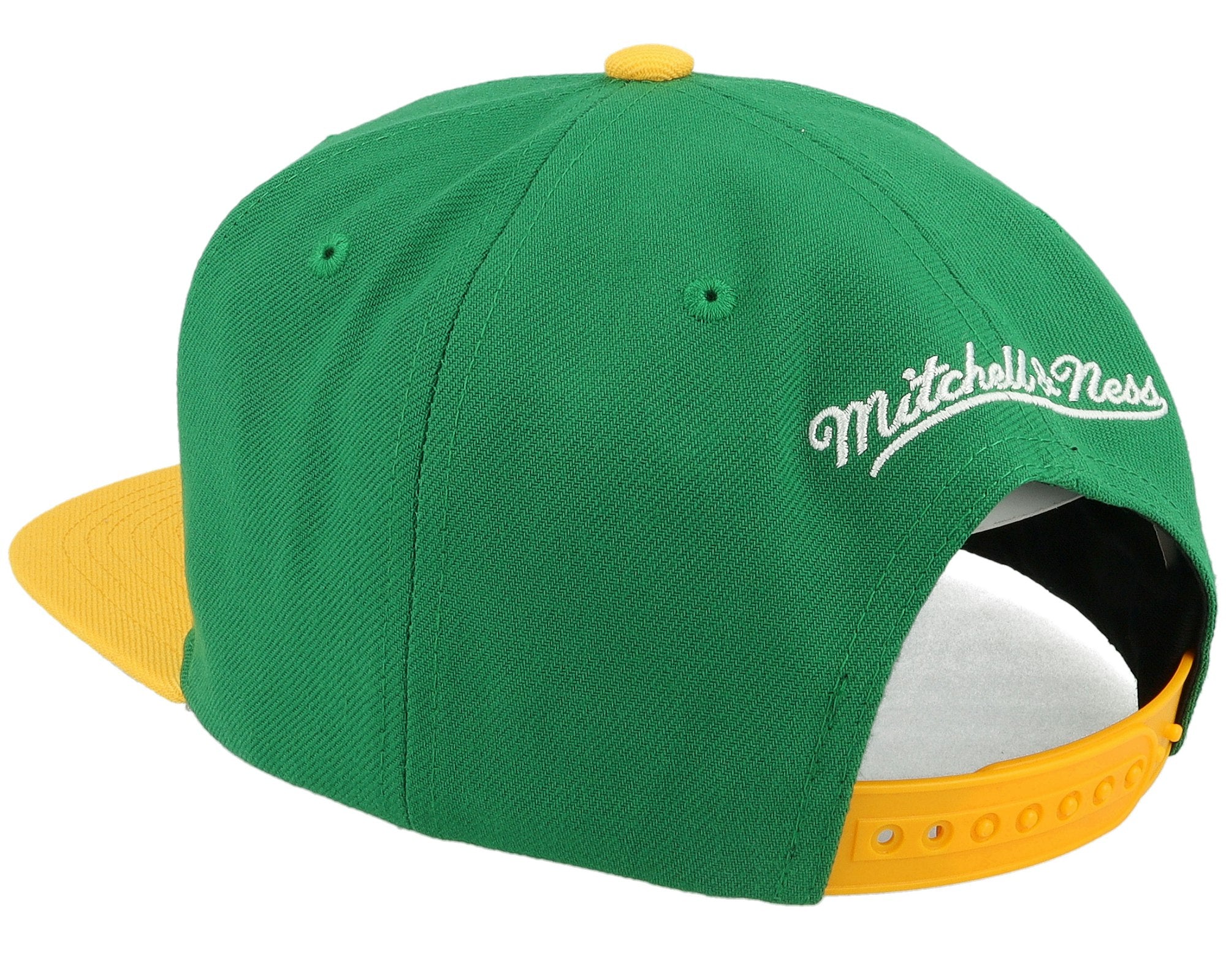 MENS MITCHELL & NESS NBA CROSS CHECK SNAPBACK HWC BUCKS