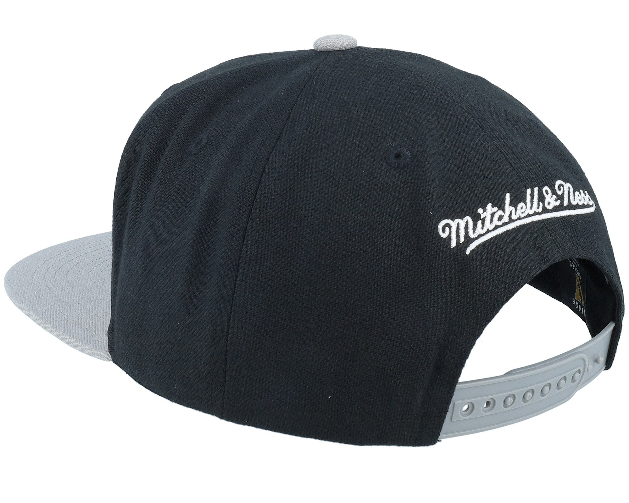 MENS MITCHELL & NESS NHL CROSS CHECK SNAPBACK VNTG KINGS - BLACK