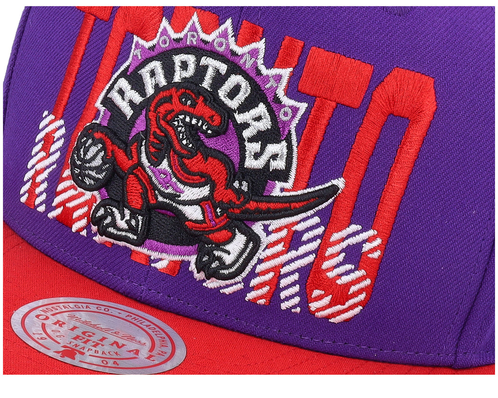Mens Mitchell & Ness NBA CROSS CHECK SNAPBACK HWC RAPTORS
