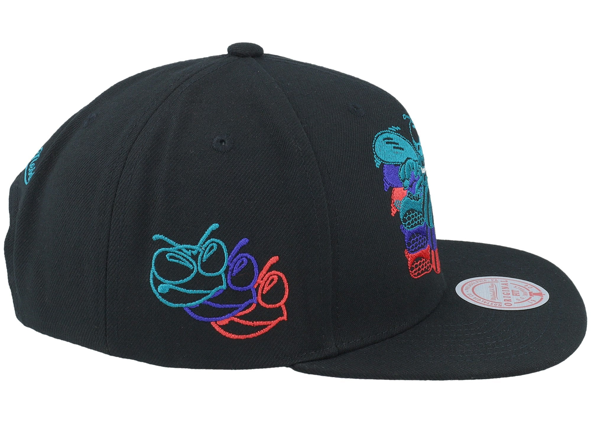 Mens MITCHELL & NESS NBA DROP IT SNAPBACK HWC HORNETS