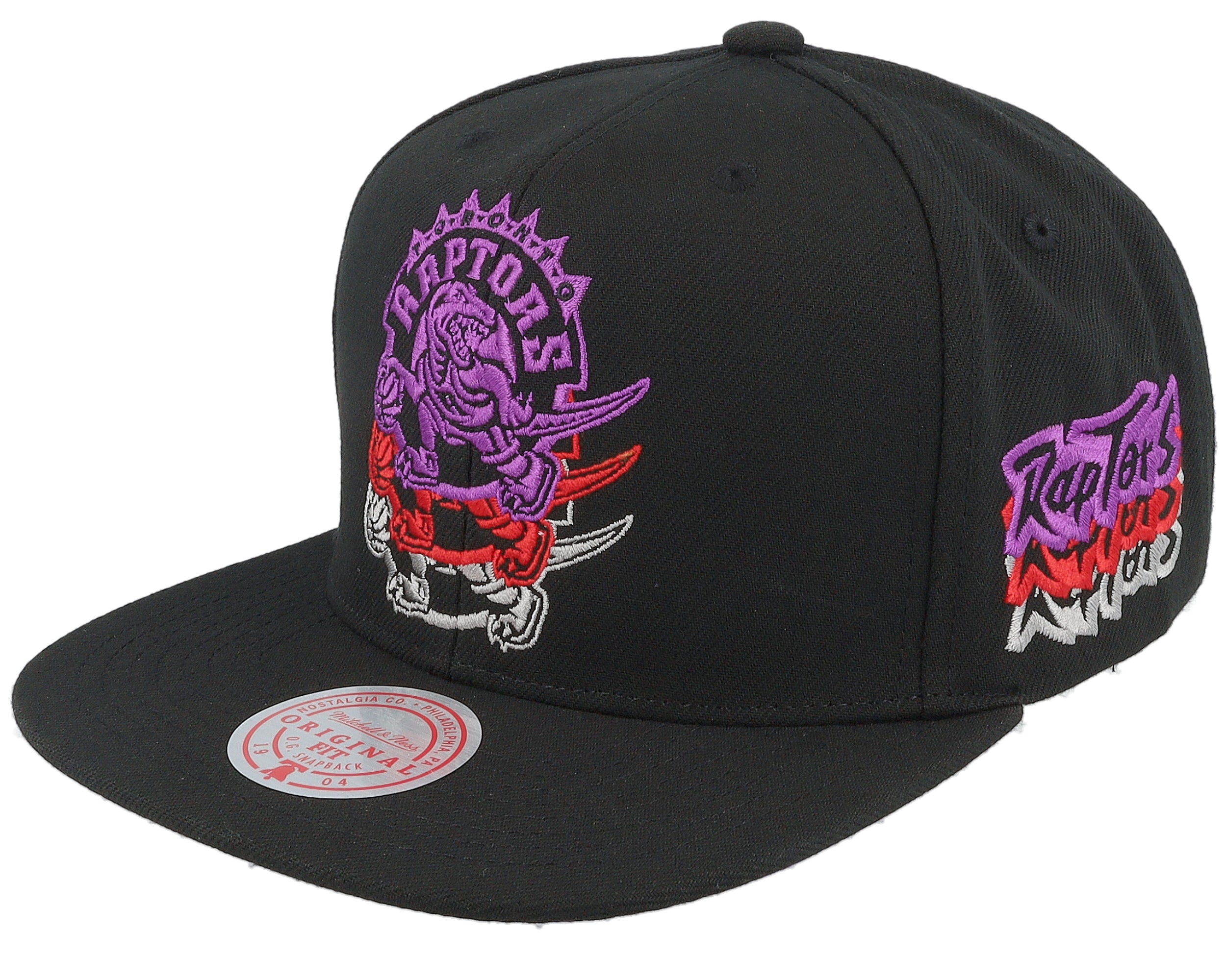 [HHSS6118-TRAYYPPPBLCK] MENS MITCHELL & NESS NBA DROP IT SNAPBACK HWC RAPTORS