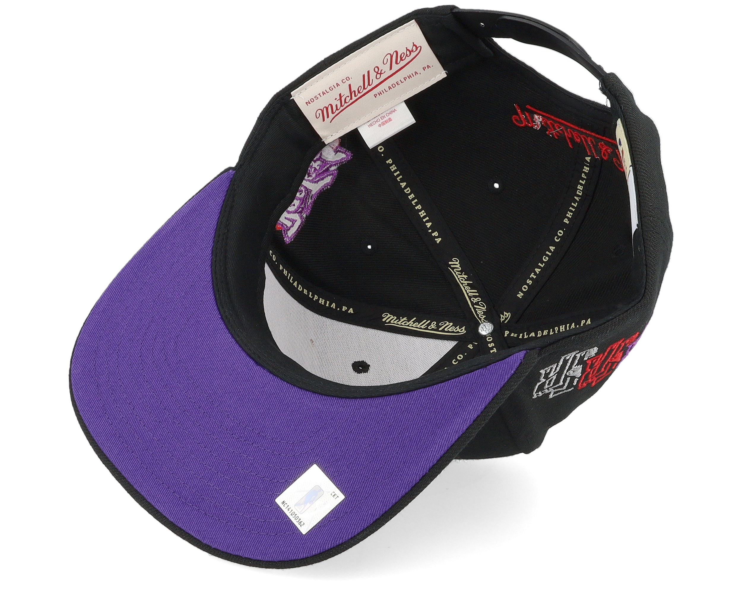 [HHSS6118-TRAYYPPPBLCK] MENS MITCHELL & NESS NBA DROP IT SNAPBACK HWC RAPTORS