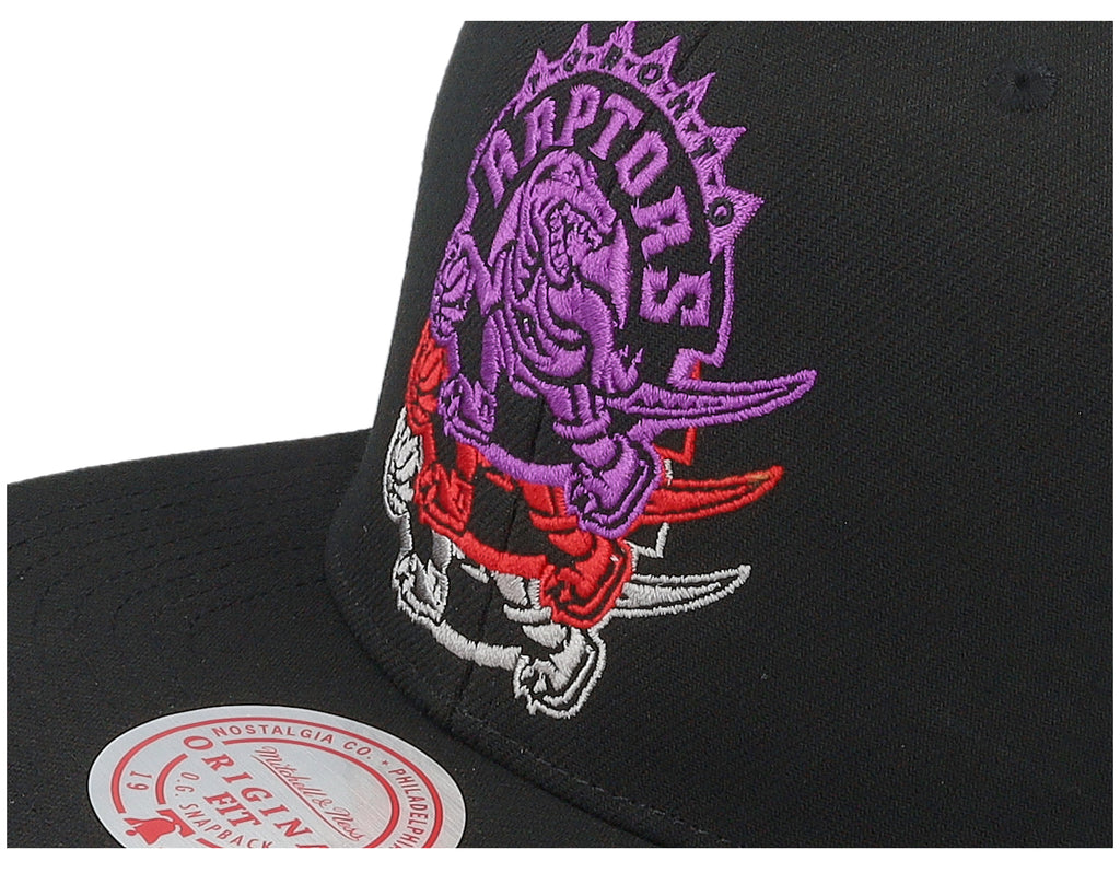 [HHSS6118-TRAYYPPPBLCK] MENS MITCHELL & NESS NBA DROP IT SNAPBACK HWC RAPTORS