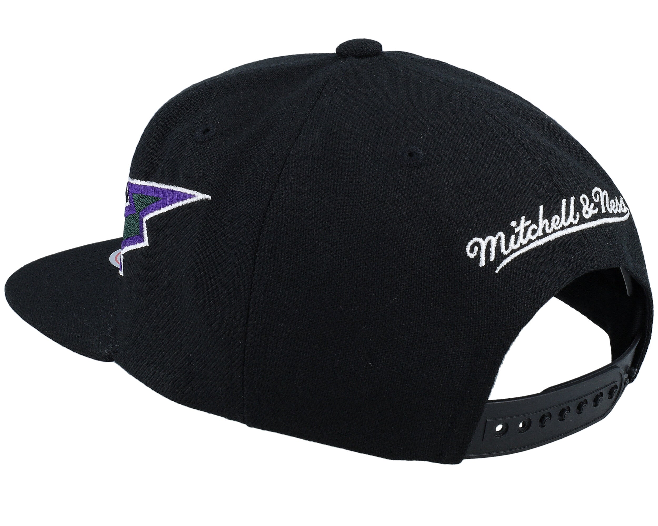 Mens Mitchell & Ness NBA DOUBLE TROUBLE SNAPBACK HWC BUCKS