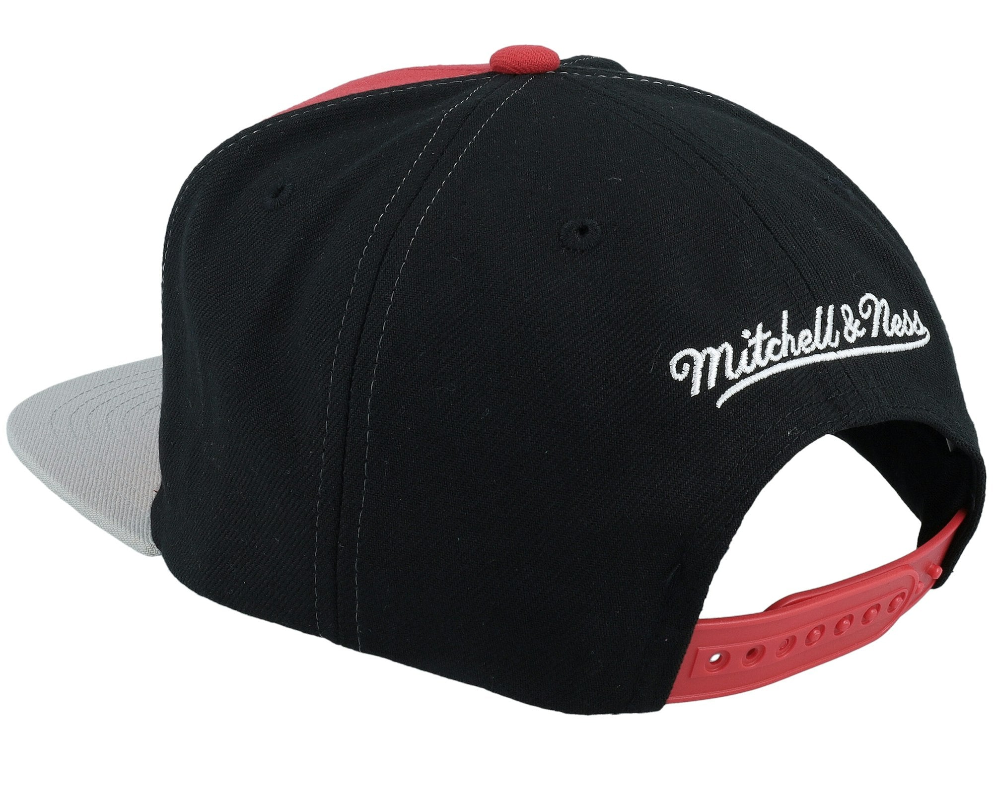 MENS MITCHELL & NESS NBA BLOCK OUT SNAPBACK BULLS - BLACK