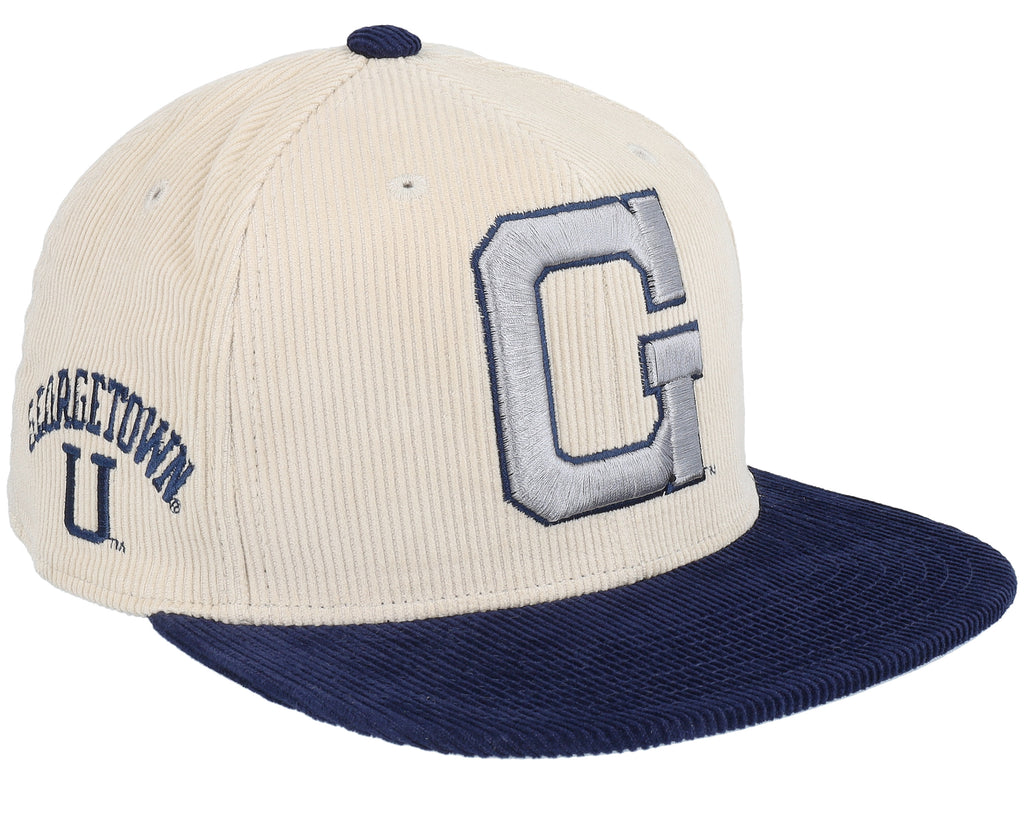 Mens Mitchell & Ness NCAA 2 TONE TEAM CORD FITTED GEORGETOWN