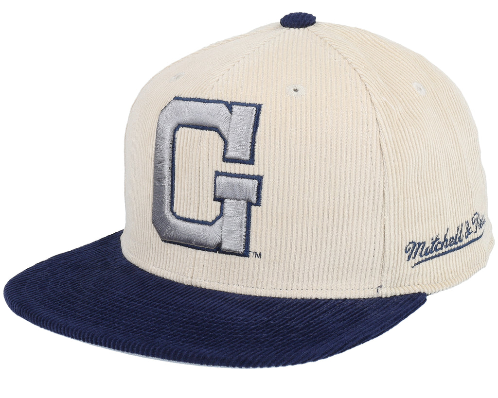 Mens Mitchell & Ness NCAA 2 TONE TEAM CORD FITTED GEORGETOWN