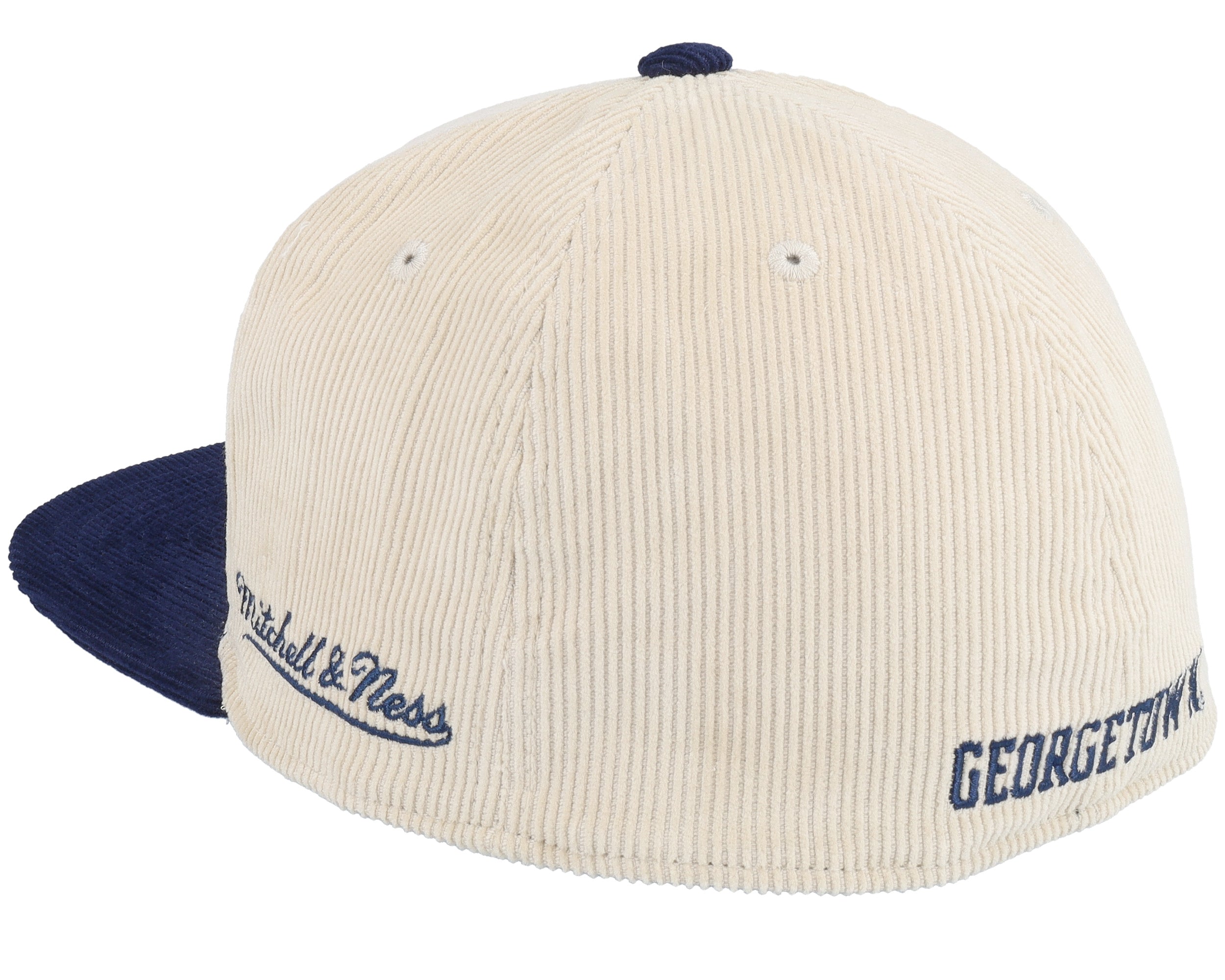 Mens Mitchell & Ness NCAA 2 TONE TEAM CORD FITTED GEORGETOWN