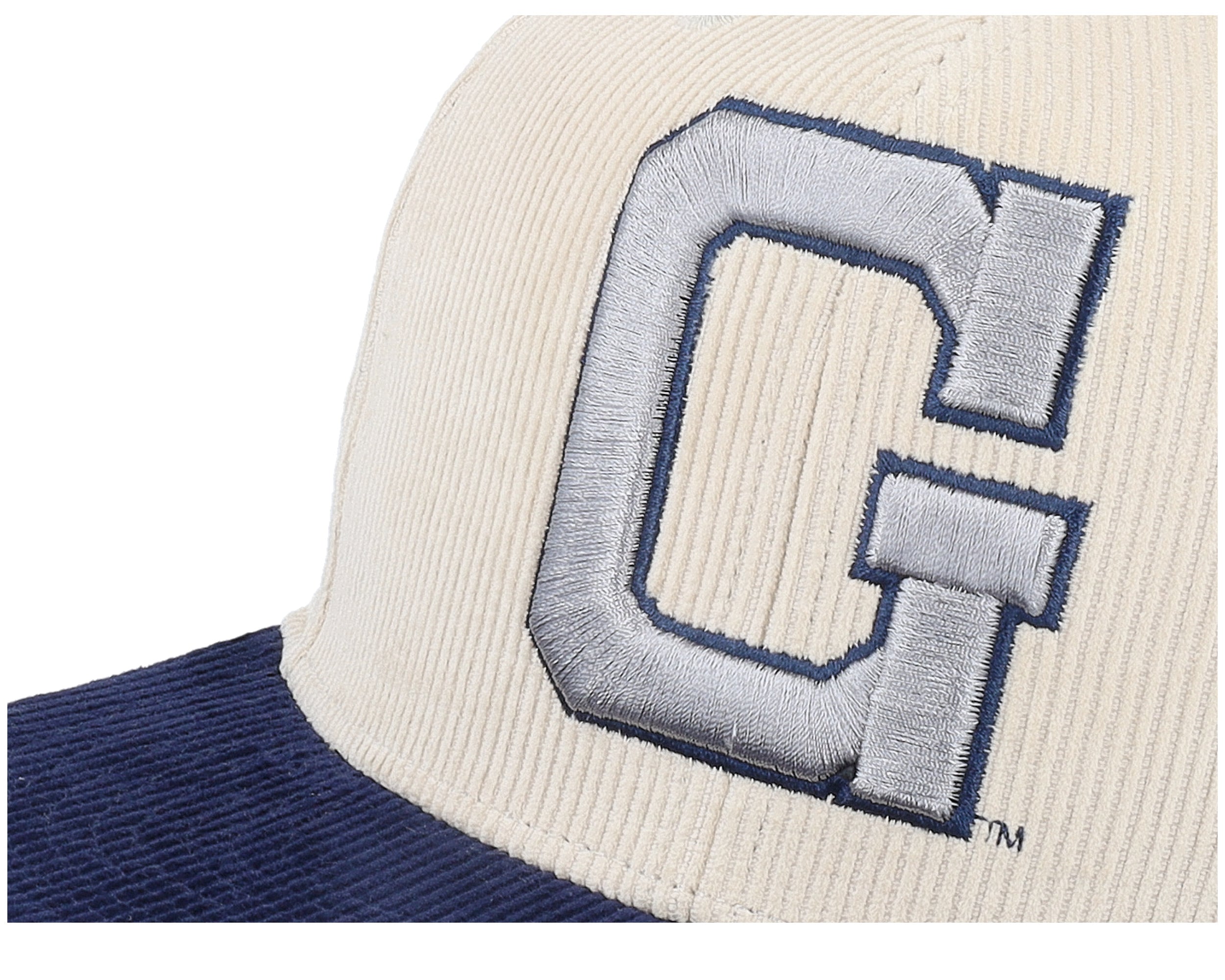 Mens Mitchell & Ness NCAA 2 TONE TEAM CORD FITTED GEORGETOWN