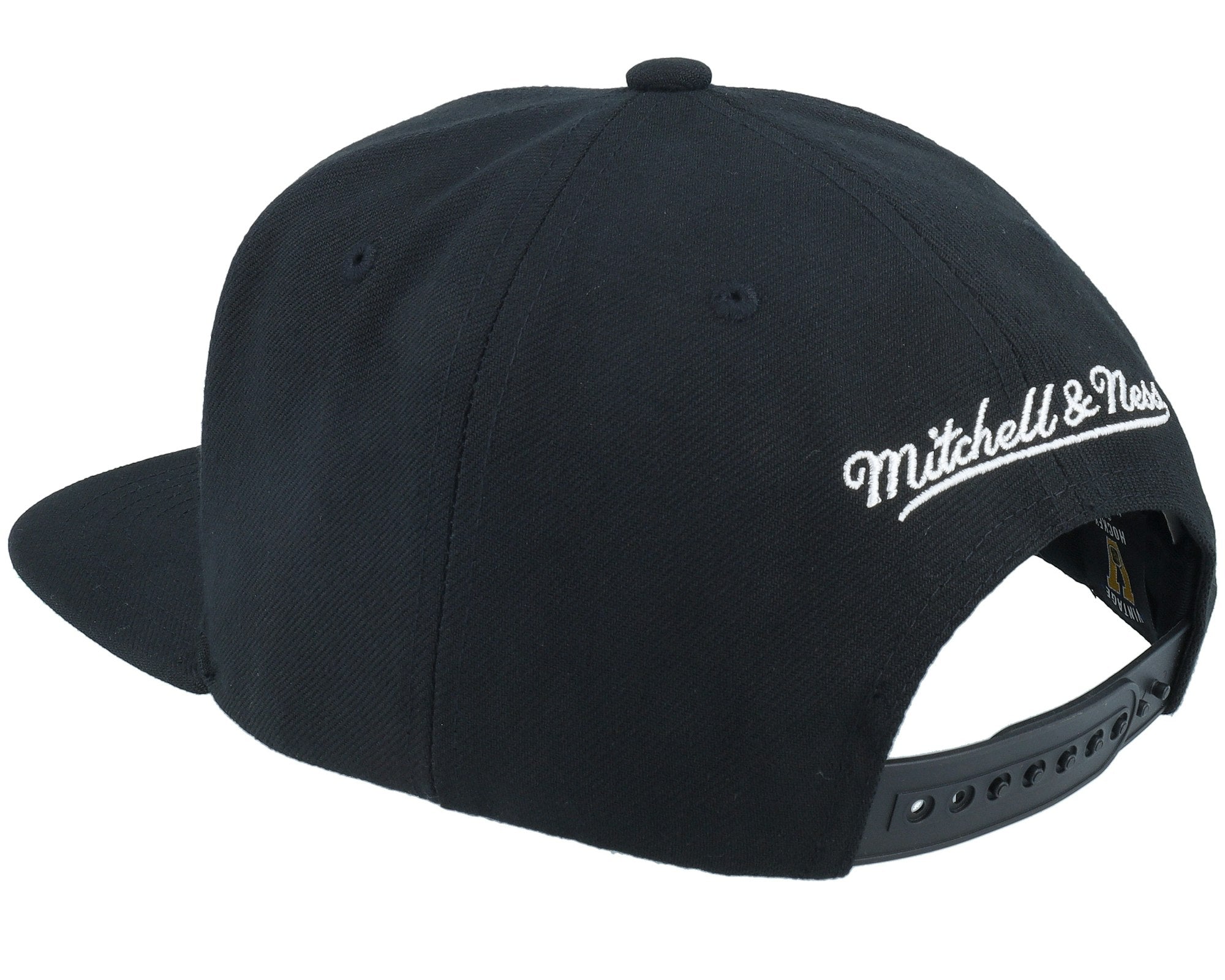 MENS MITCHELL & NESS NHL CHAMP STACK SNAPBACK VNTG PENGUINS - BLACK