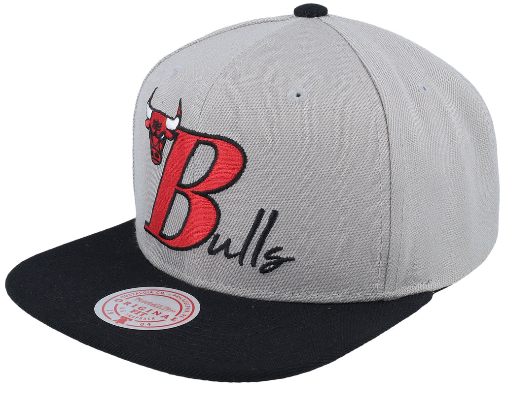 Mens Mitchell & Ness NBA TOP LETTER SNAPBACK BULLS
