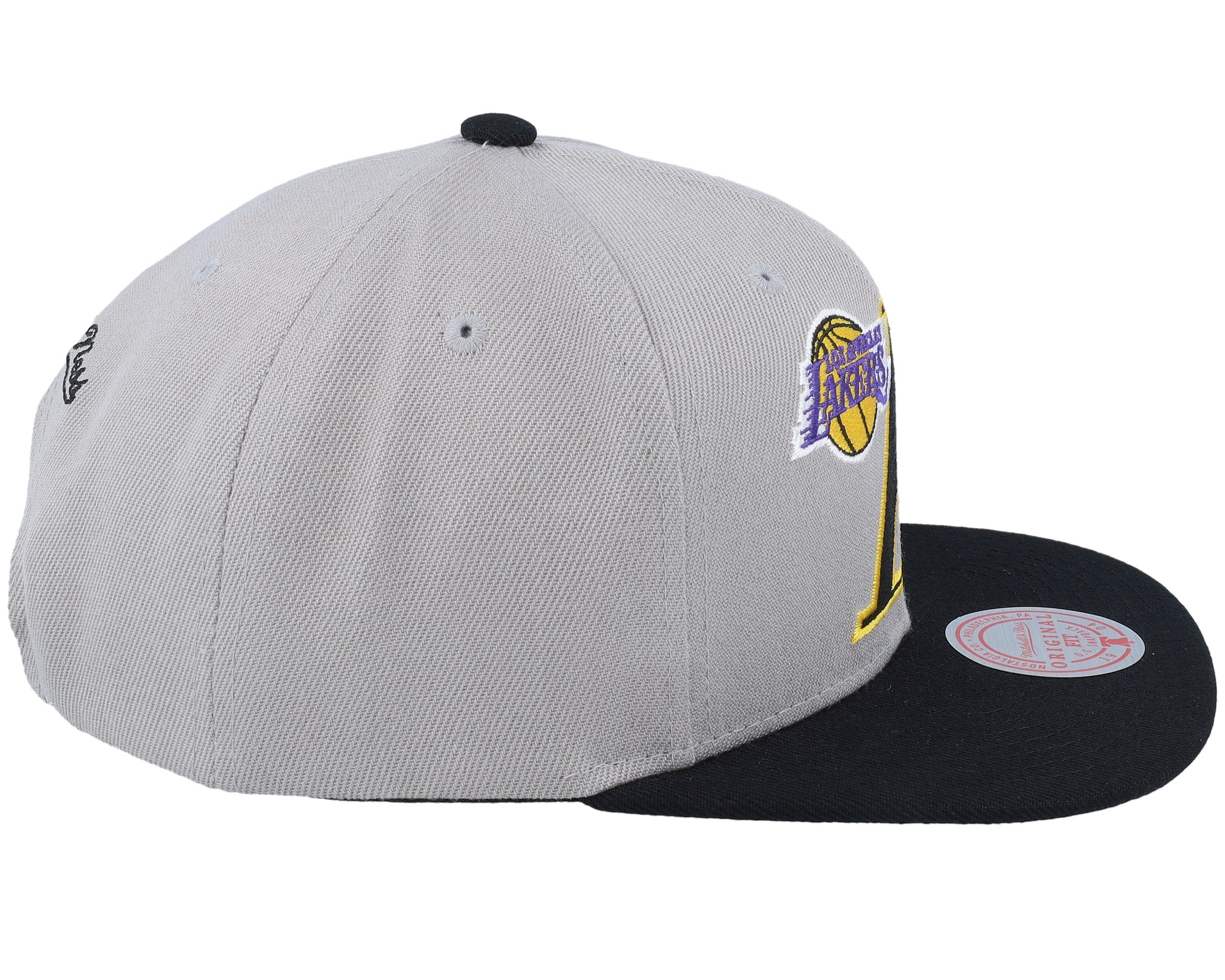 Mens Mitchell & Ness NBA TOP LETTER SNAPBACK LAKERS