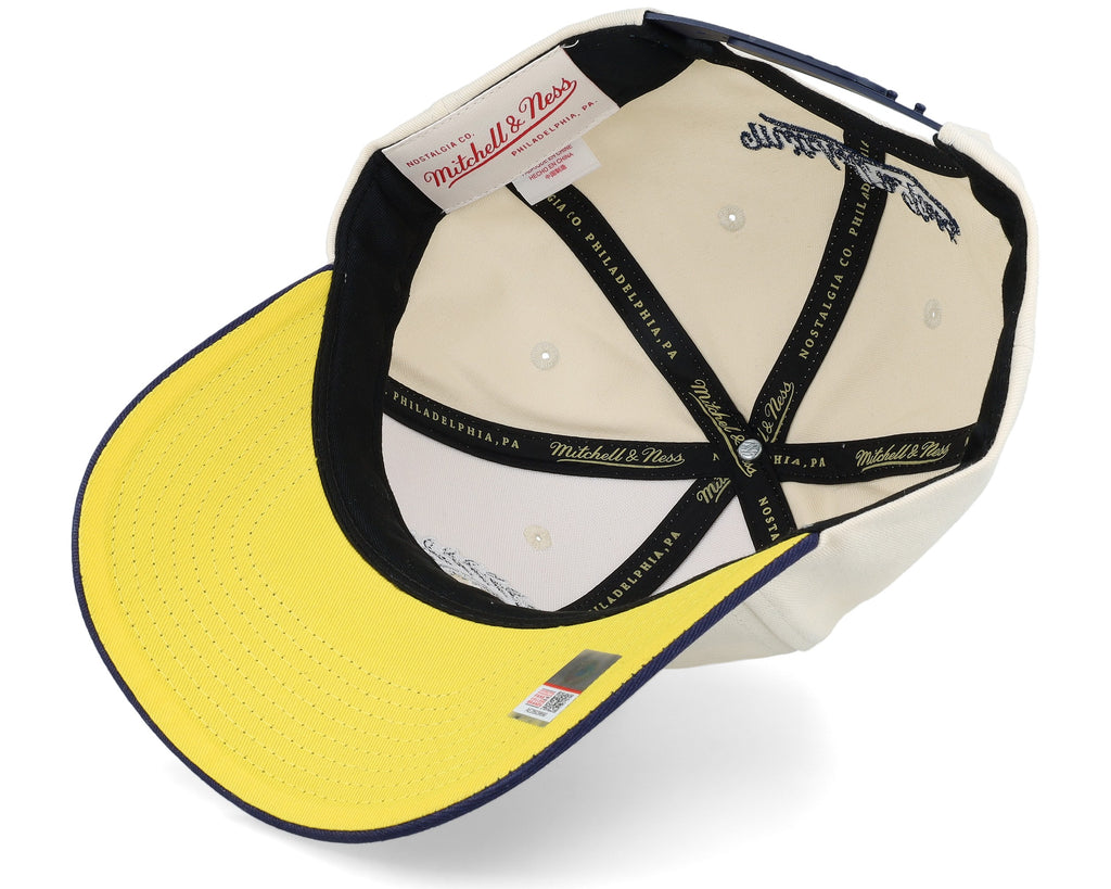 Mens Mitchell & Ness NCAA COLLEGIATE PRO SNAPBACK V MICHIGAN