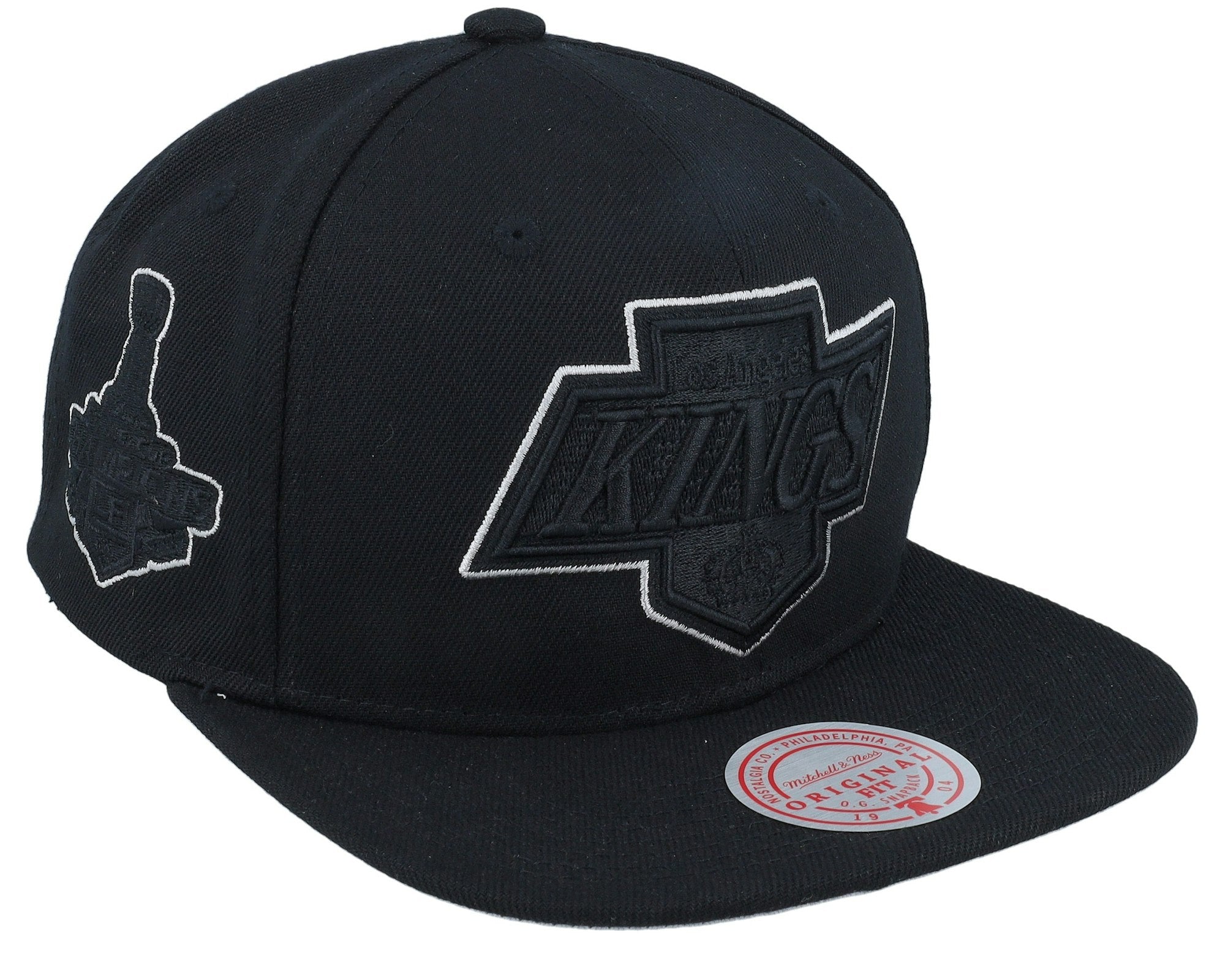 MENS MITCHELL & NESS NHL TC BOTTOMS SNAPBACK VNTG KINGS - BLACK