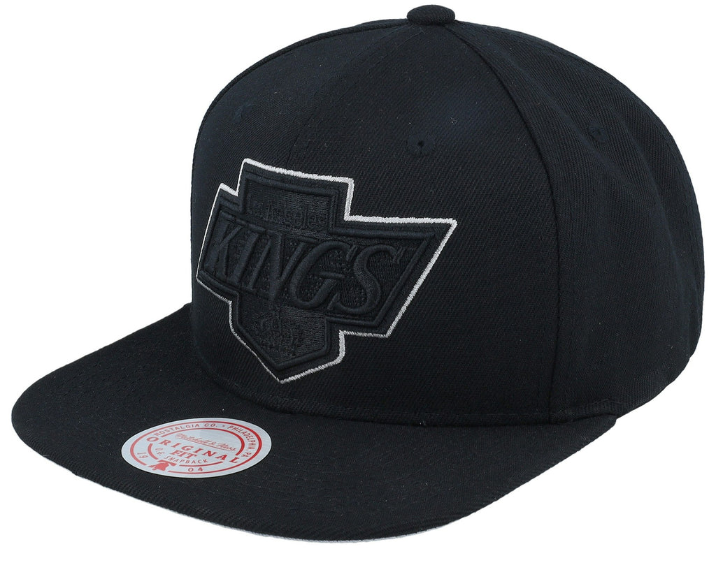 MENS MITCHELL & NESS NHL TC BOTTOMS SNAPBACK VNTG KINGS - BLACK
