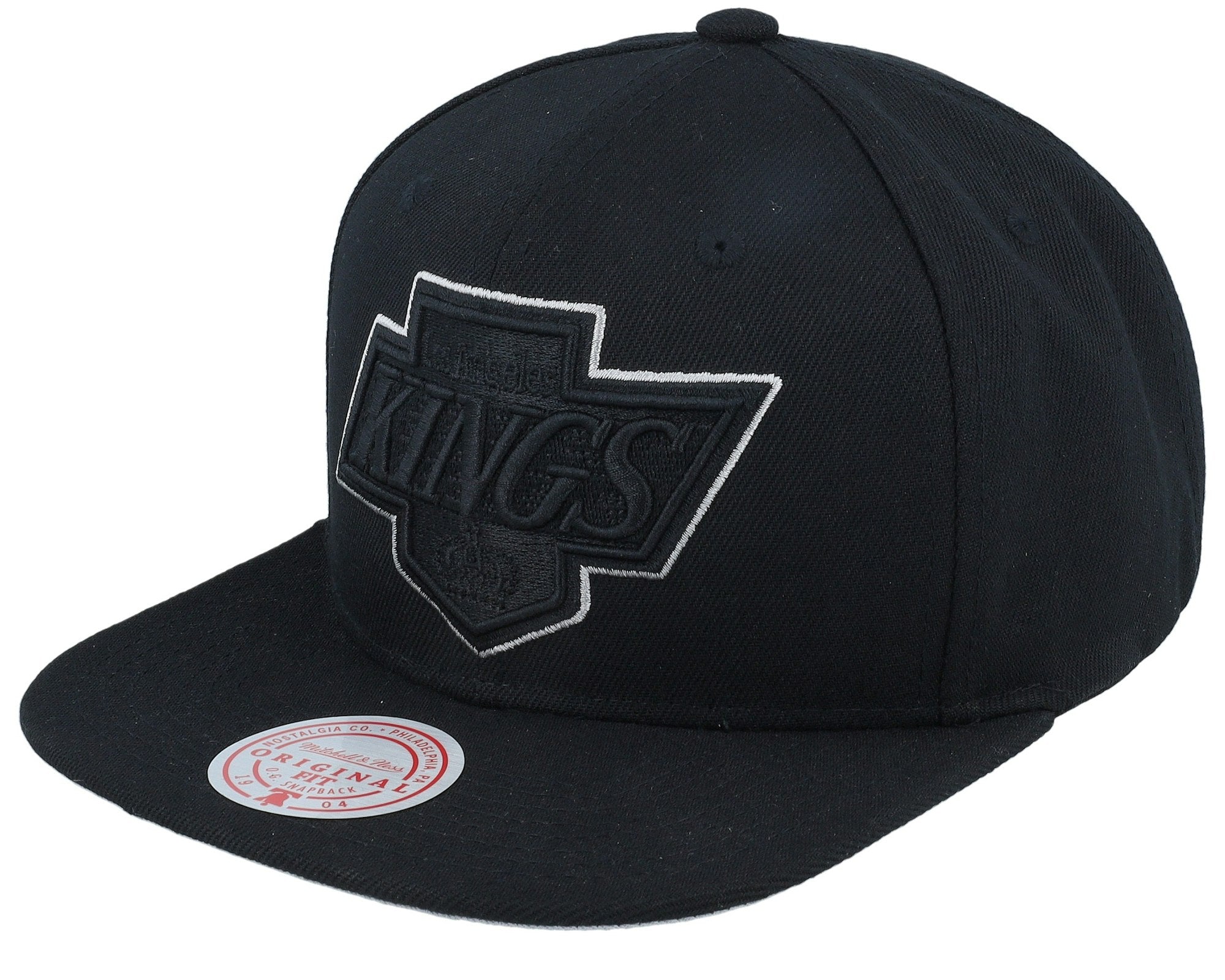MENS MITCHELL & NESS NHL TC BOTTOMS SNAPBACK VNTG KINGS - BLACK