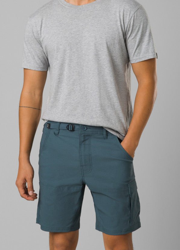 [1969751-GREY BLUE] MENS PRANA STRETCH ZION II 8" UPF 50+ STANDARD FIT SHORTS
