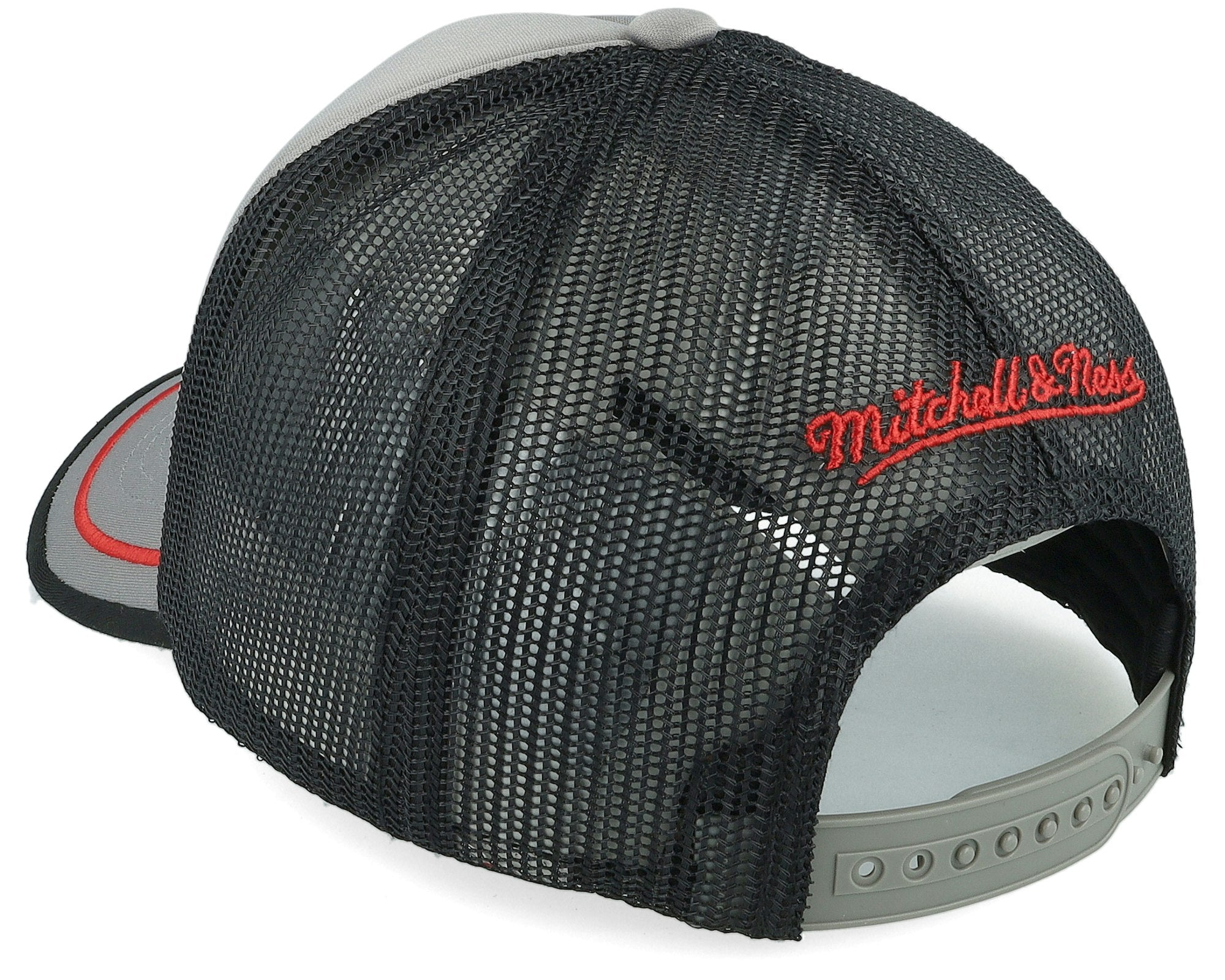MENS MITCHELL & NESS NBA TEAM ROYALTY TRUCKER BULLS - GREY