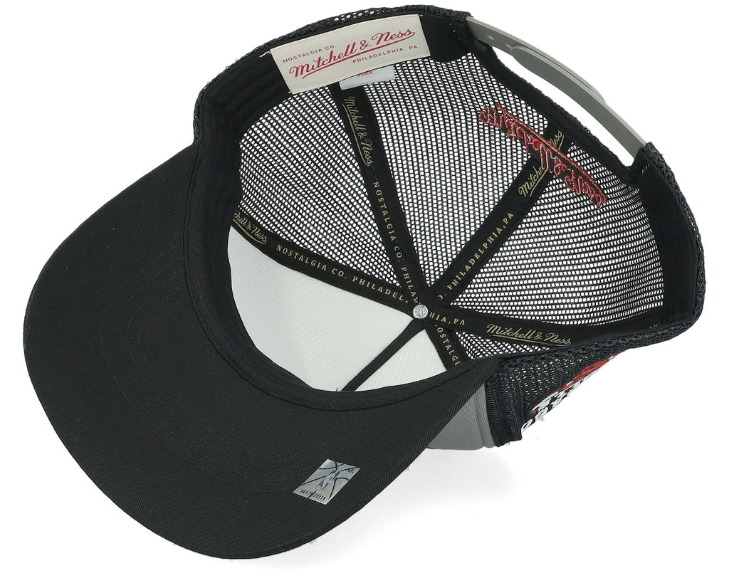 MENS MITCHELL & NESS NBA TEAM ROYALTY TRUCKER BULLS - GREY