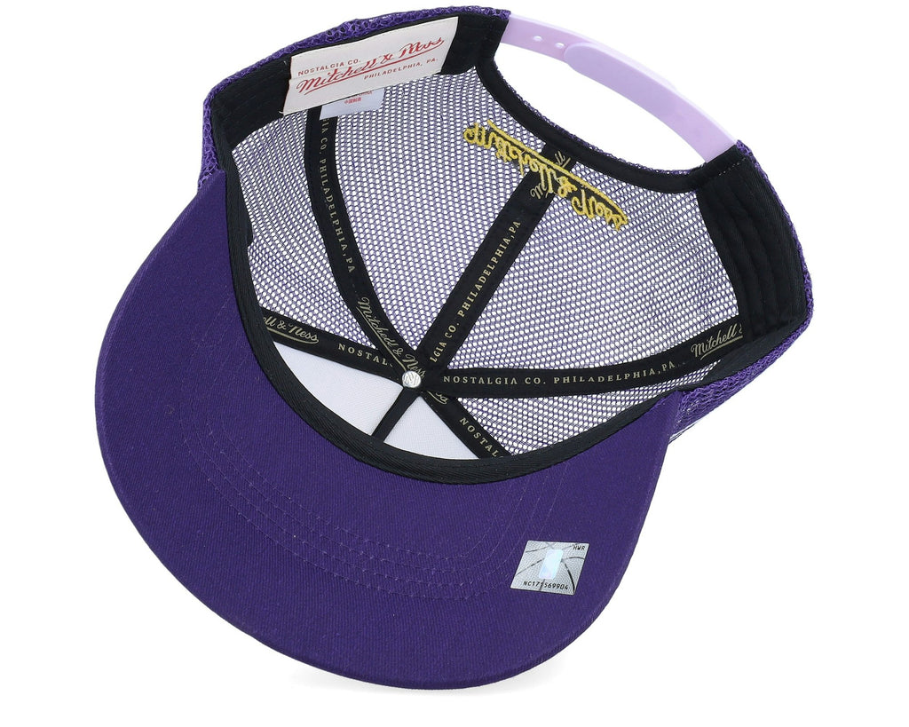 MENS MITCHELL & NESS NBA TEAM ROYALTY TRUCKER LAKERS - PURPLE