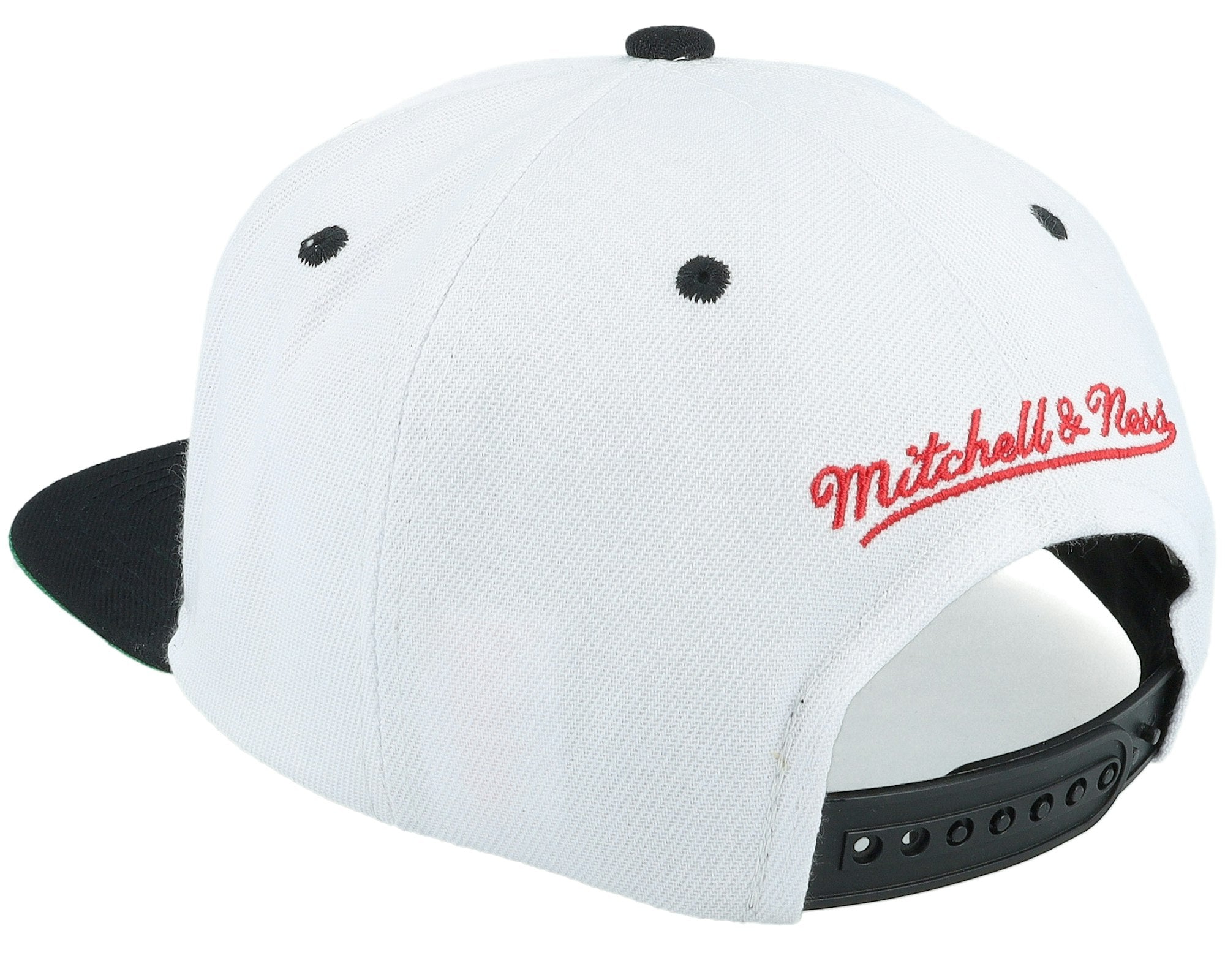 MENS MITCHELL & NESS NBA CHAMP SERIES SNAPBACK BULLS - WHITE