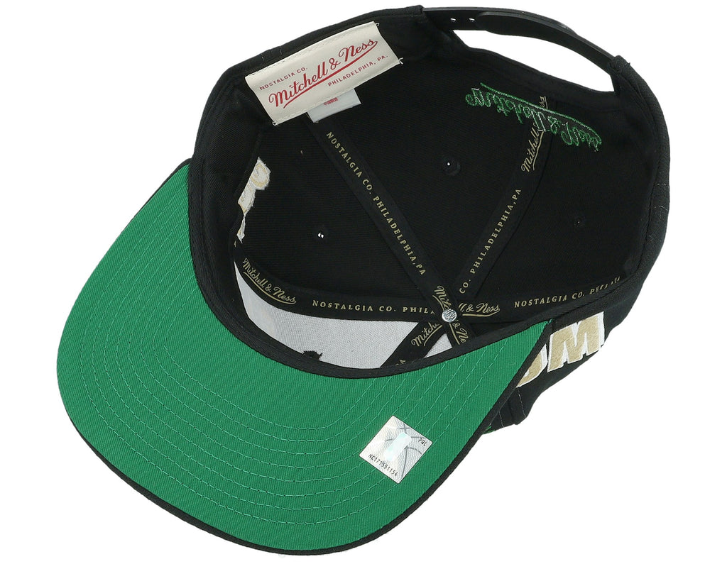 MENS MITCHELL & NESS NBA WORLD CHAMPS SNAPBACK CELTICS - BLACK