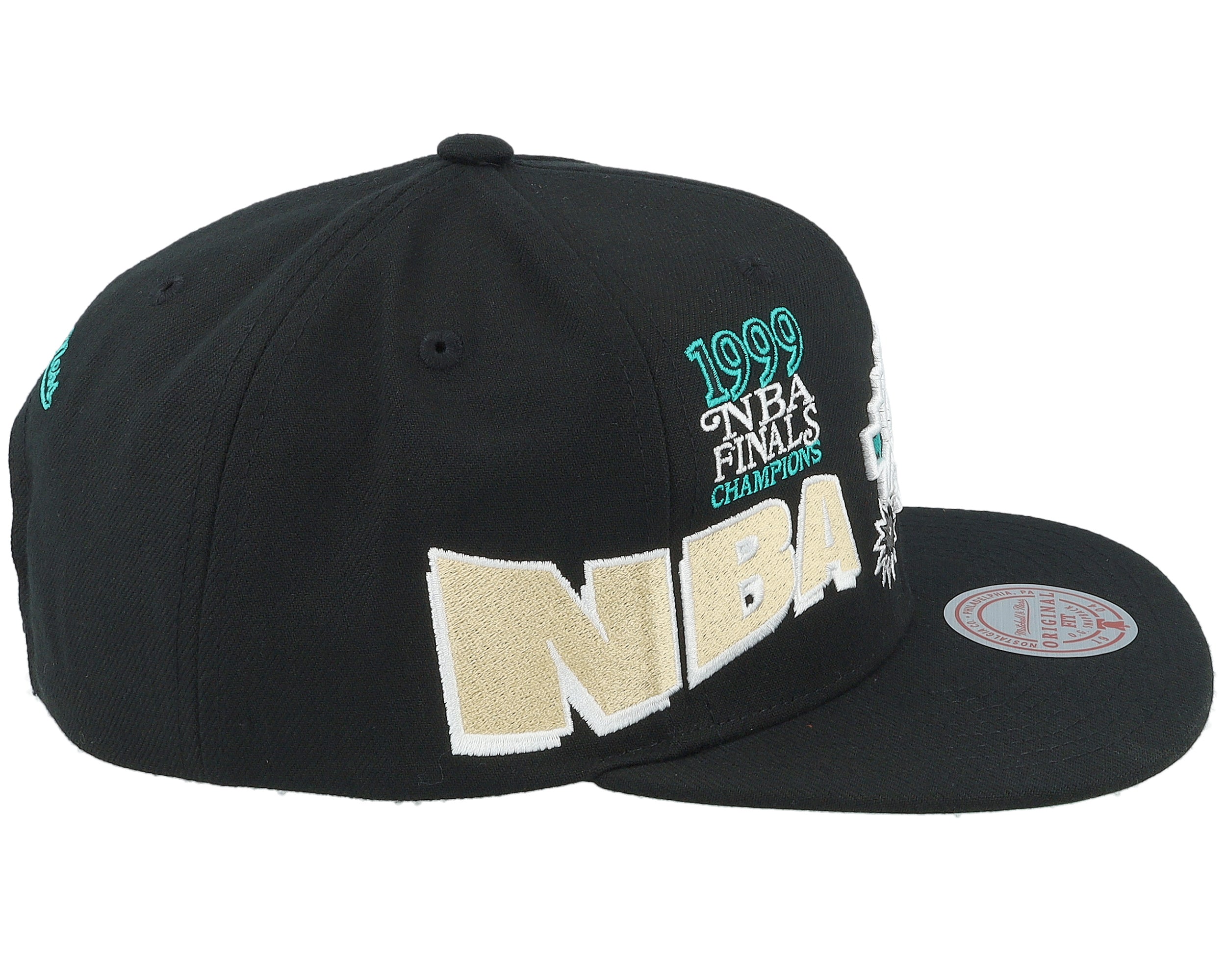 Mens Mitchell & Ness NBA WORLD CHAMPS SNAPBACK HWC SPURS