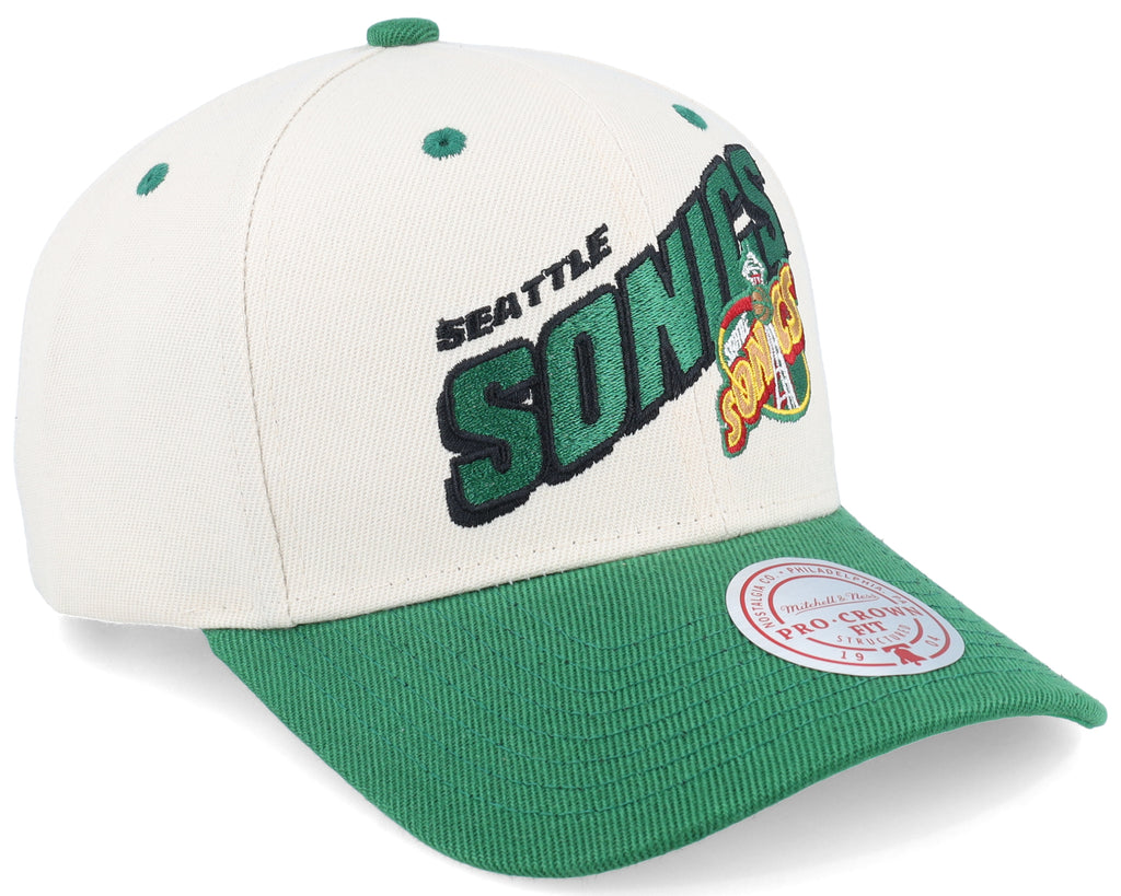 Mens Mitchell & Ness NBA RETRO TYPE PRO SNAPBACK HWC SUPERSONICS
