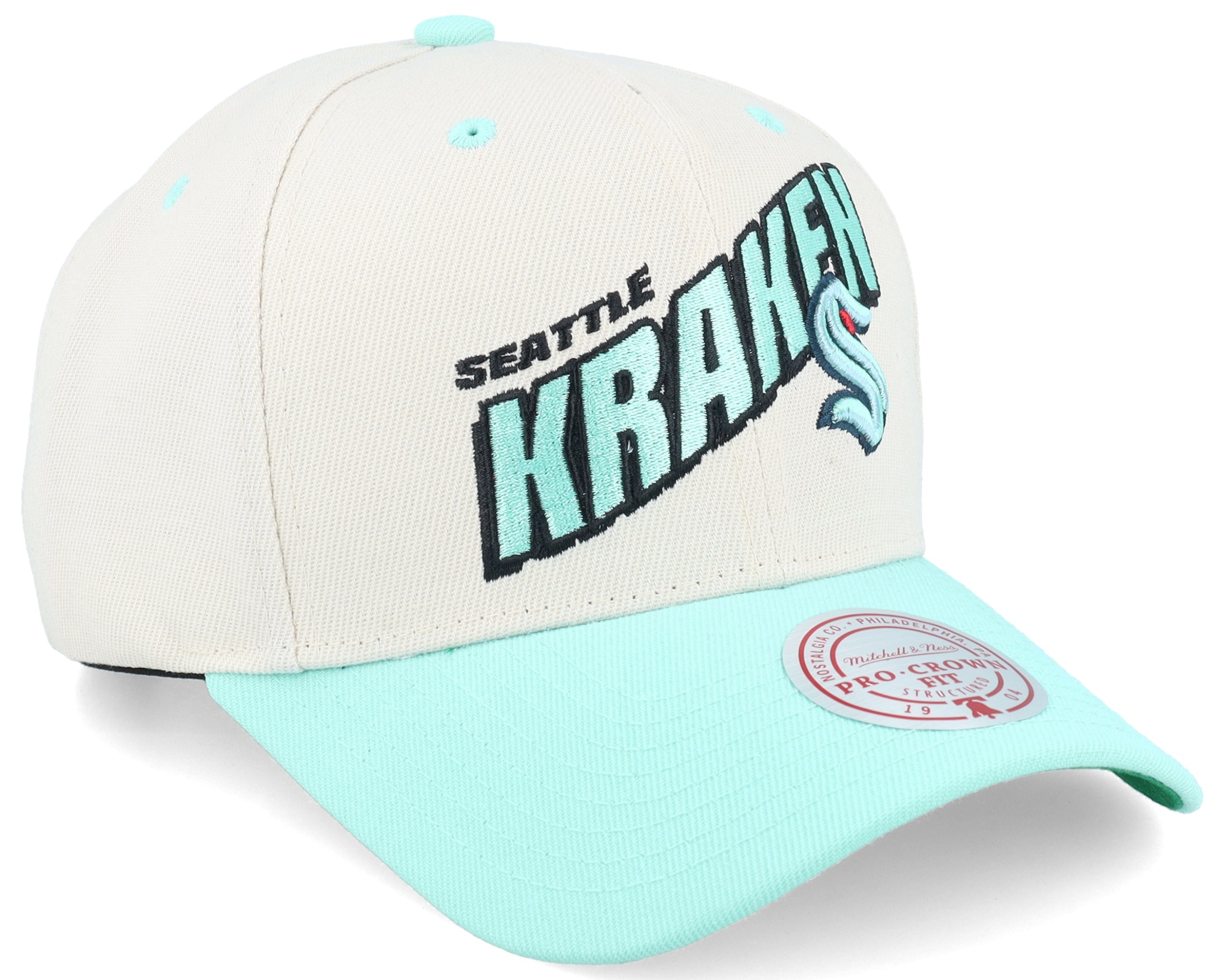 Mens Mitchell & Ness NHL RETRO TYPE PRO SNAPBACK KRAKEN